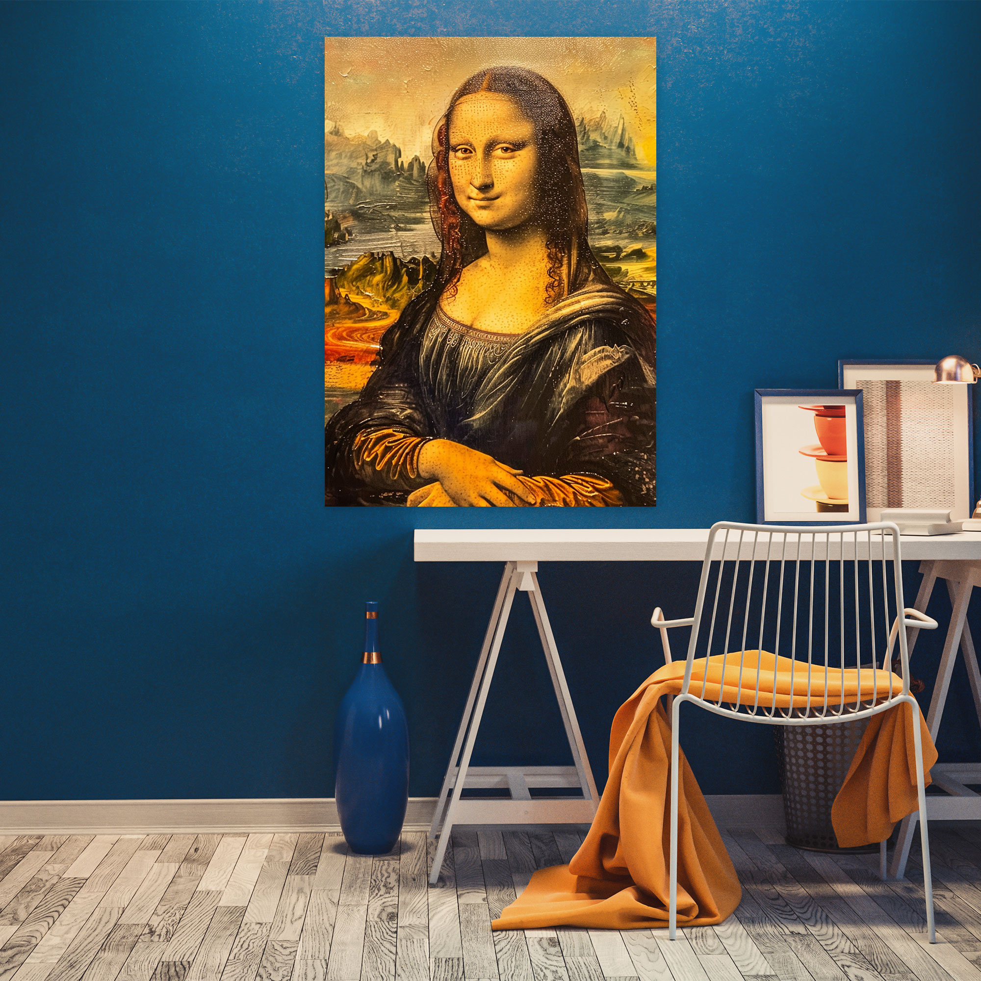 Pop Art Mona Lisa Canvas Print - Classicism And Popart, Canvas Print, Wall Decoration, Canvas