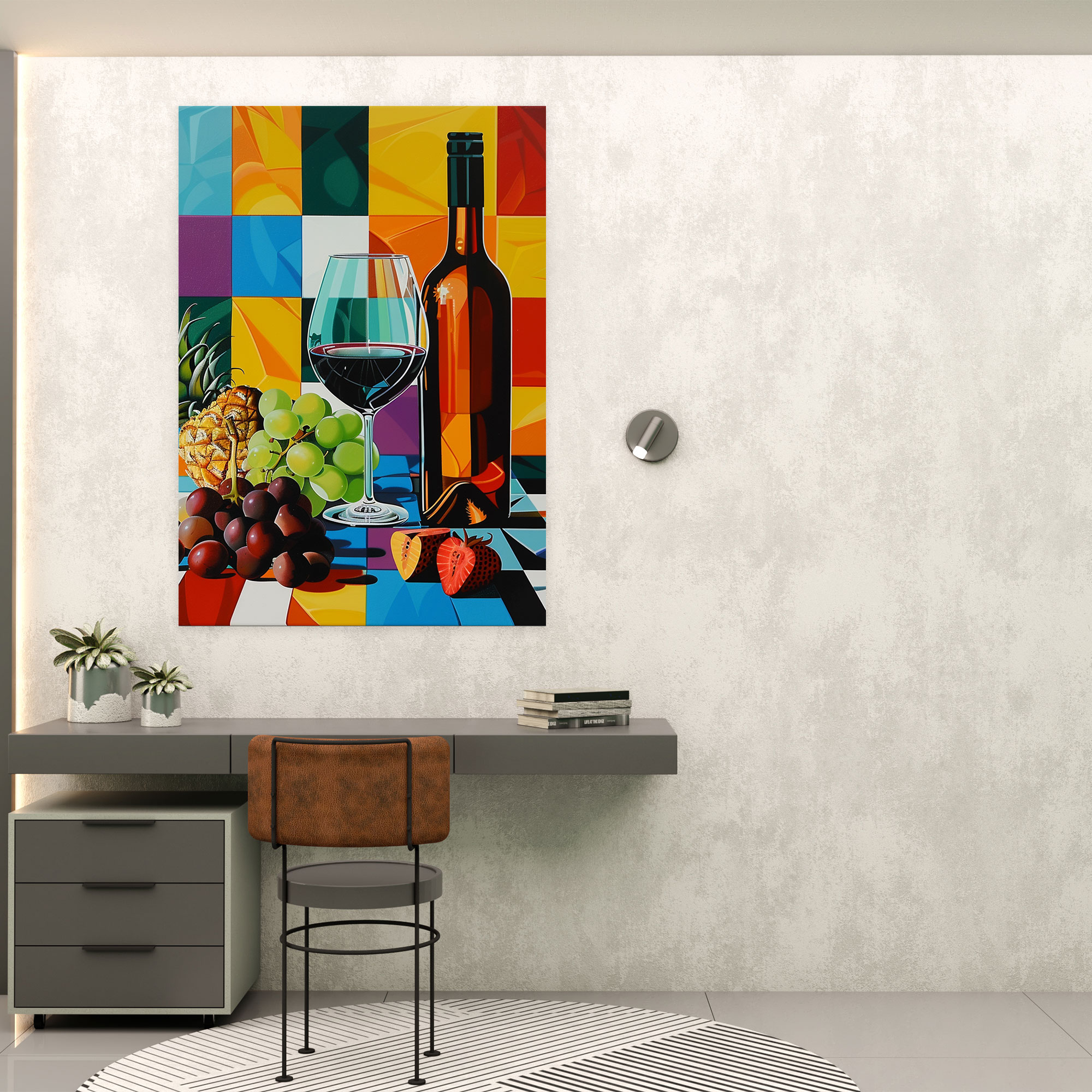 Dynamic Pop Art Still Life Wall Decoration - Classicism And Popart, Canvas Wall Art, Canvas, Home Decoration