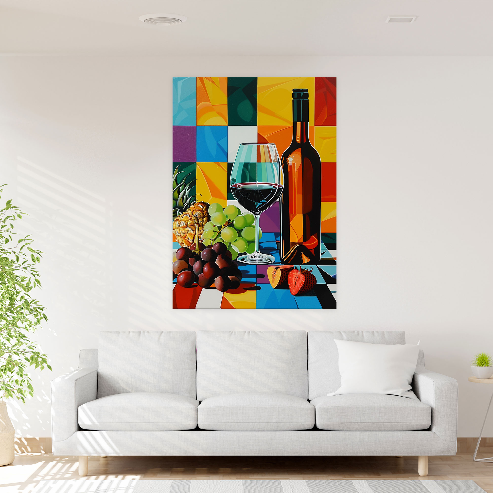 Dynamic Pop Art Still Life Wall Decoration - Classicism And Popart, Canvas Wall Art, Canvas, Home Decoration