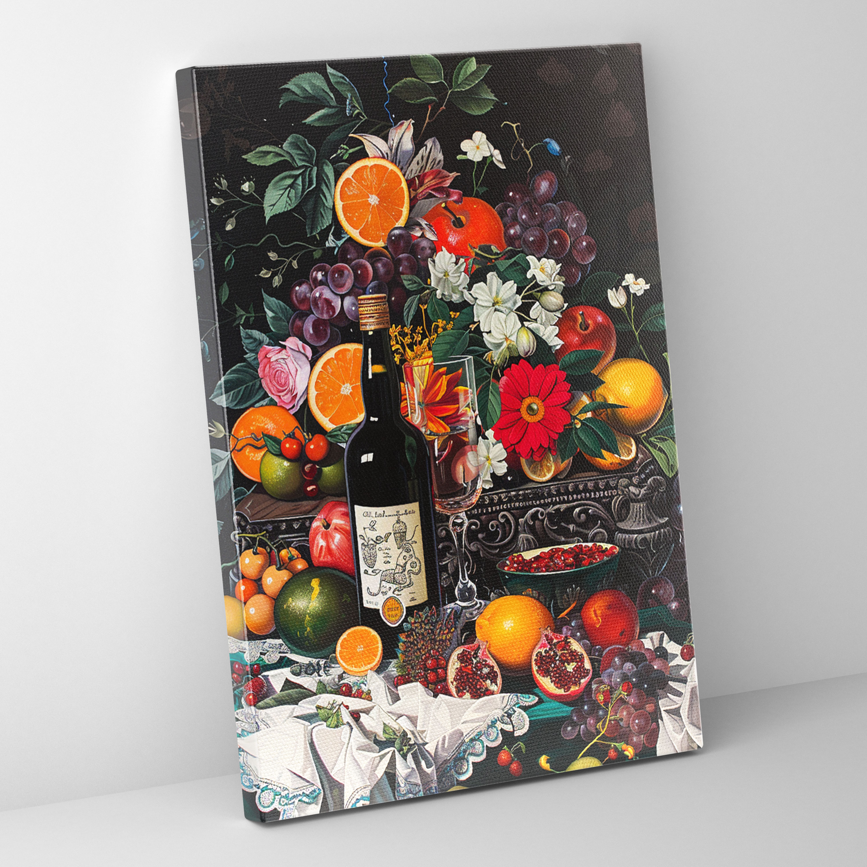 Baroque Still Life Pop Art Wall Decoration - Classicism And Popart, Baroque Still Life Pop Art, Home Decoration, Wall Art