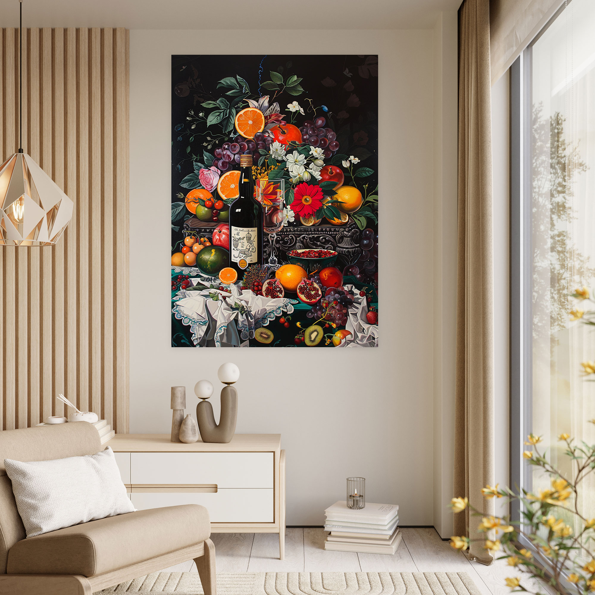 Baroque Still Life Pop Art Wall Decoration - Classicism And Popart, Baroque Still Life Pop Art, Home Decoration, Wall Art