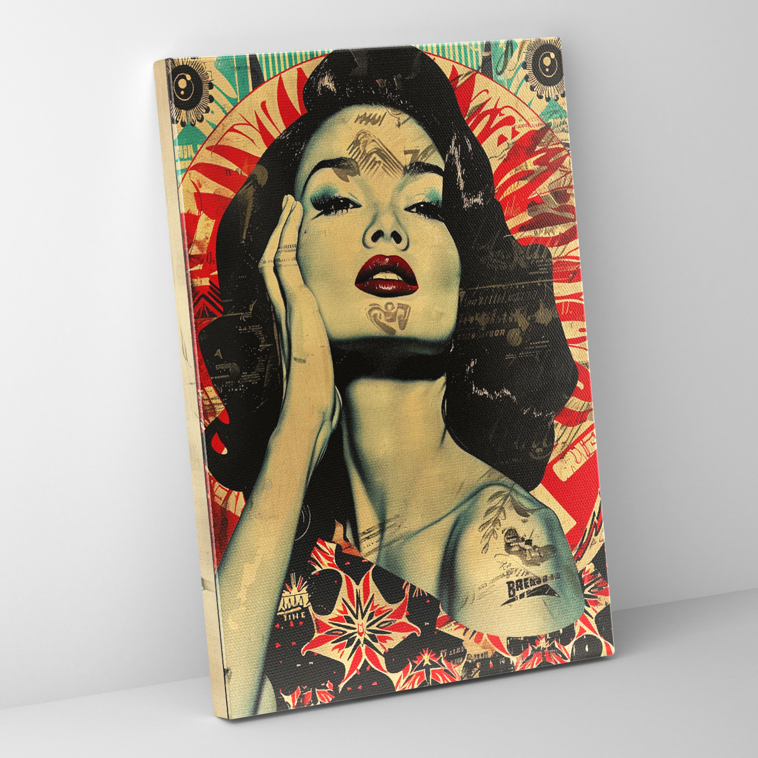 Classic Pop Art Wall Art - Classicism And Popart, Canvas Wall Art, Wall Art, Canvas