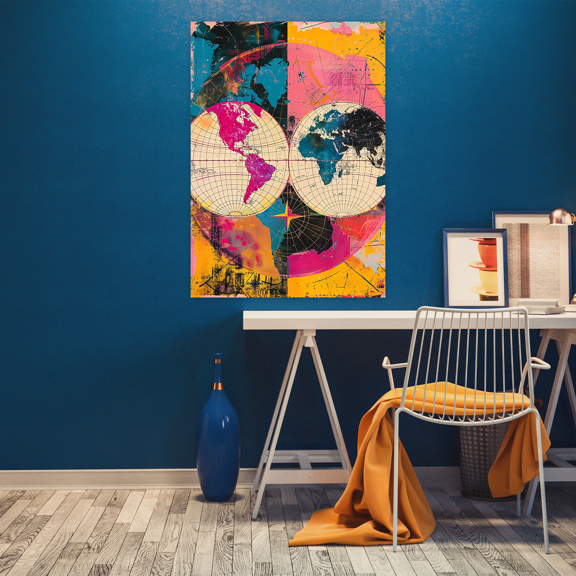 Pop Art Classicism Wall Decoration - Classicism And Popart, Canvas Wall Art, Canvas, Home Decoration