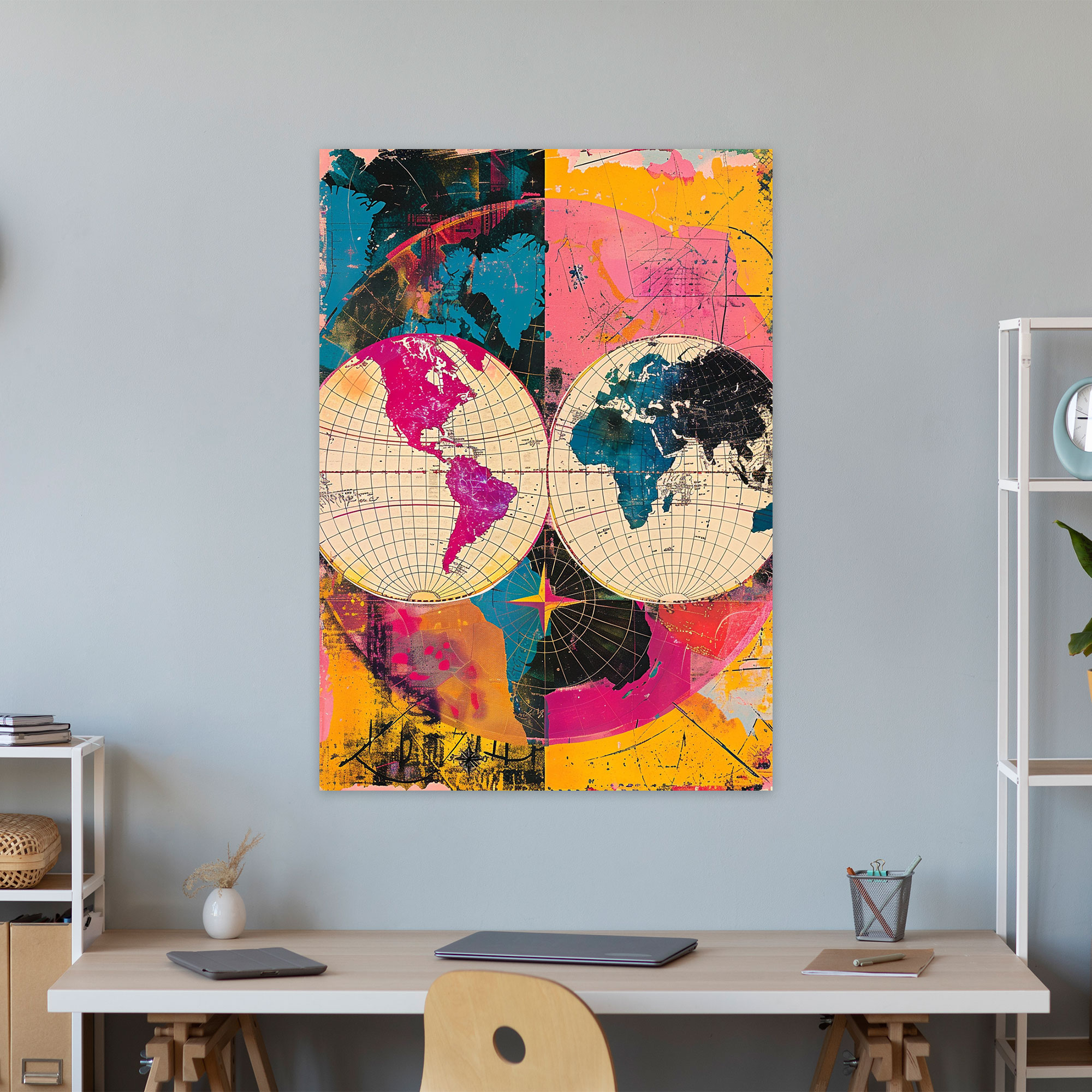 Pop Art Classicism Wall Decoration - Classicism And Popart, Canvas Wall Art, Canvas, Home Decoration