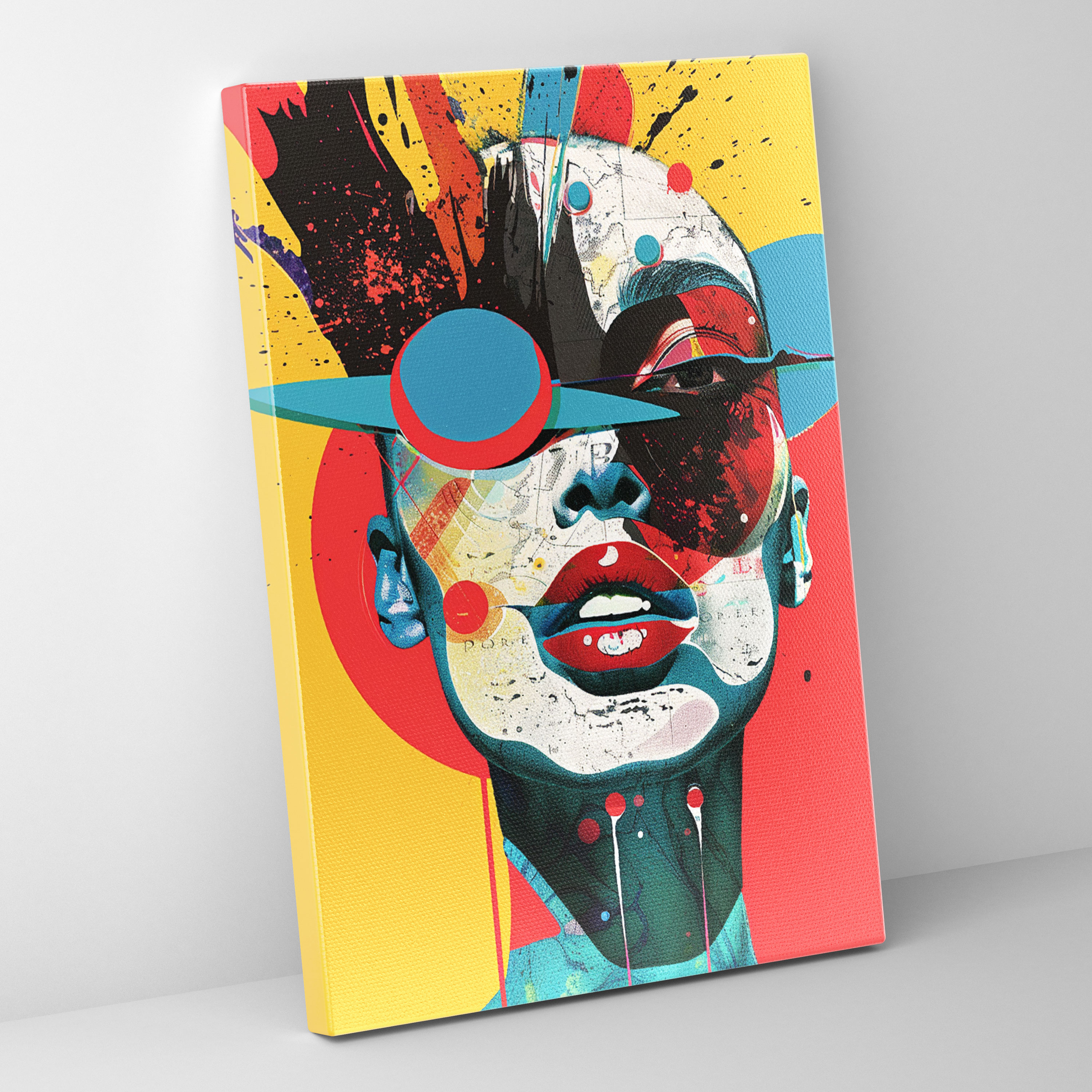 Classic Pop Art Canvas Print - Classicism And Popart, Wall Art, Canvas Wall Art, Canvas