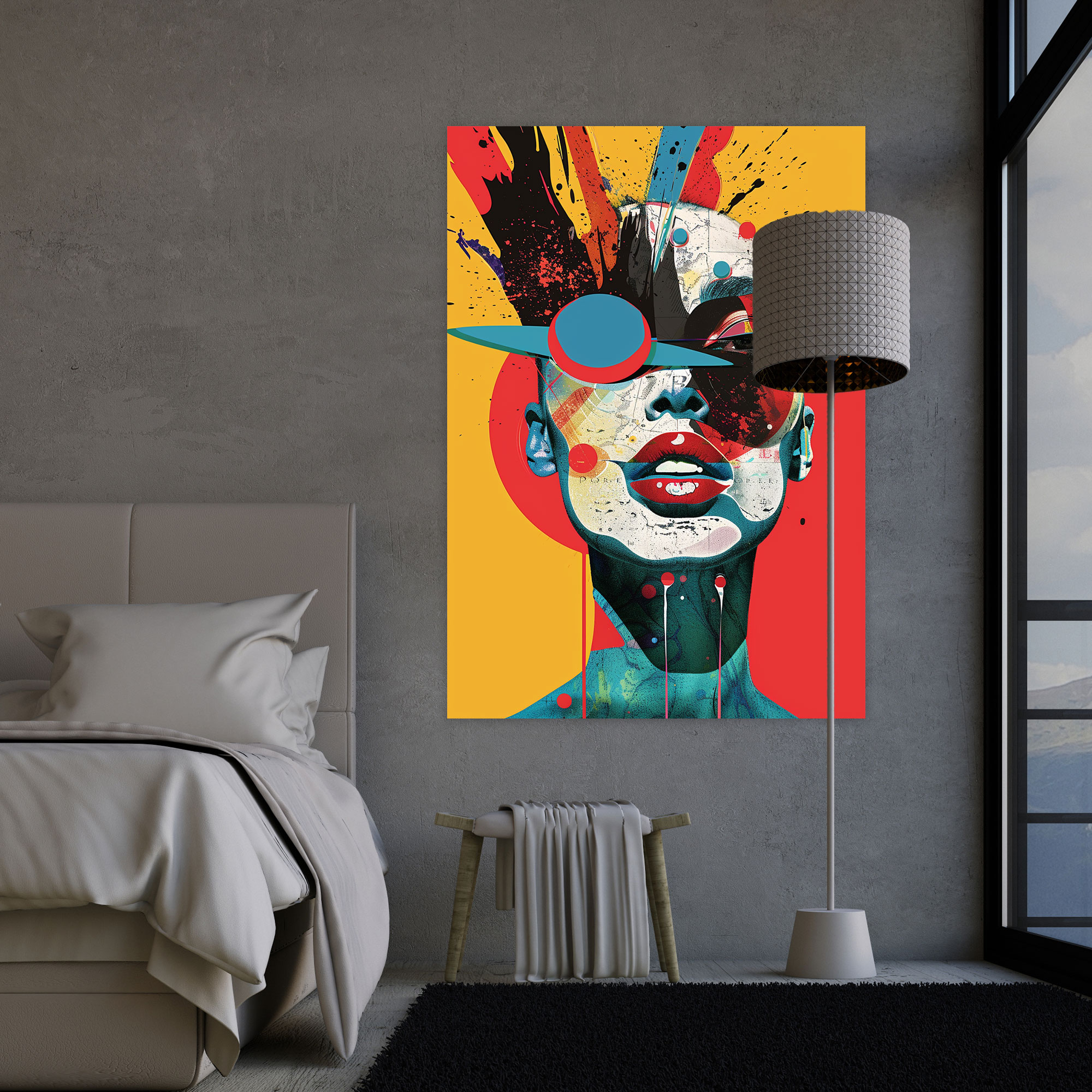 Classic Pop Art Canvas Print - Classicism And Popart, Wall Art, Canvas Wall Art, Canvas