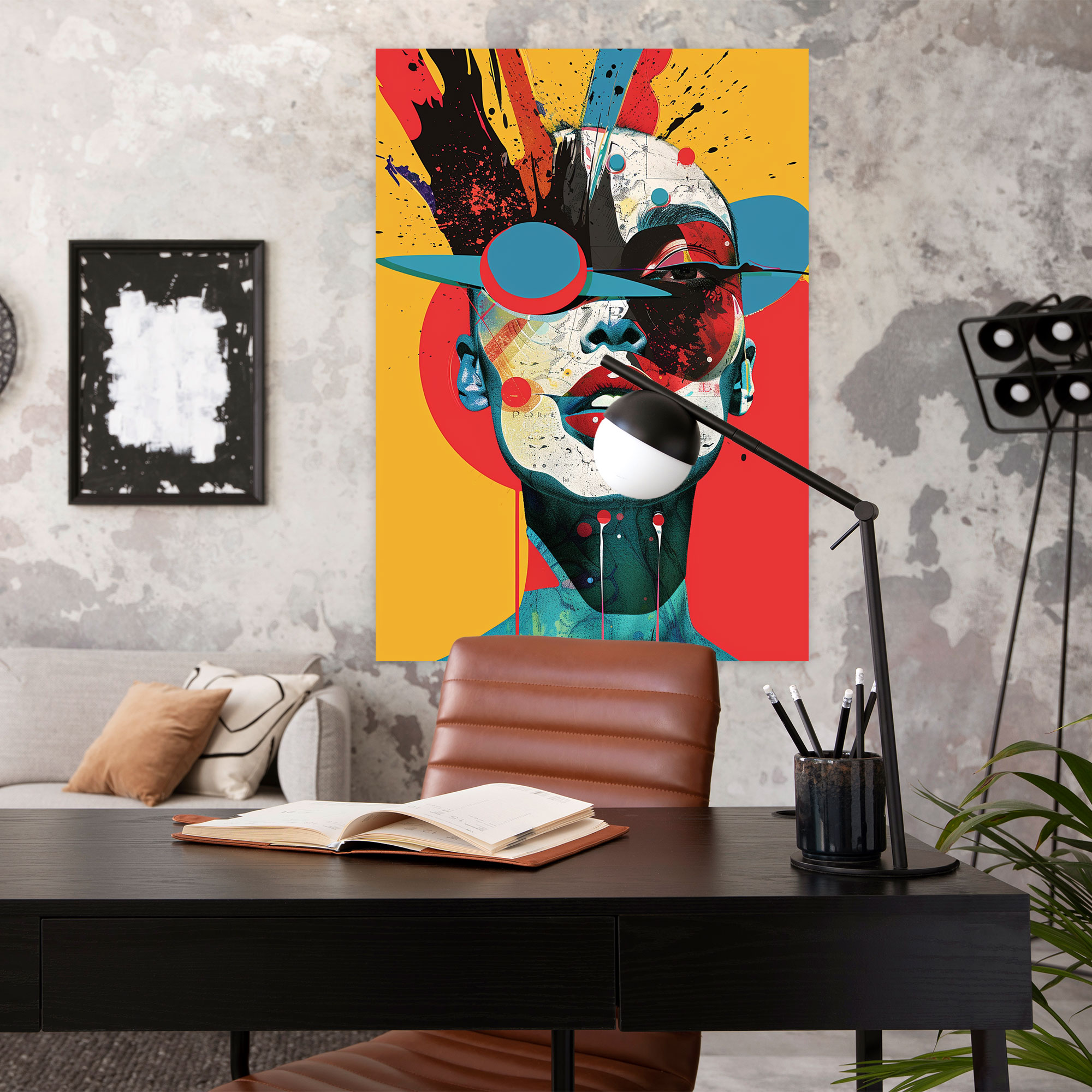 Classic Pop Art Canvas Print - Classicism And Popart, Wall Art, Canvas Wall Art, Canvas