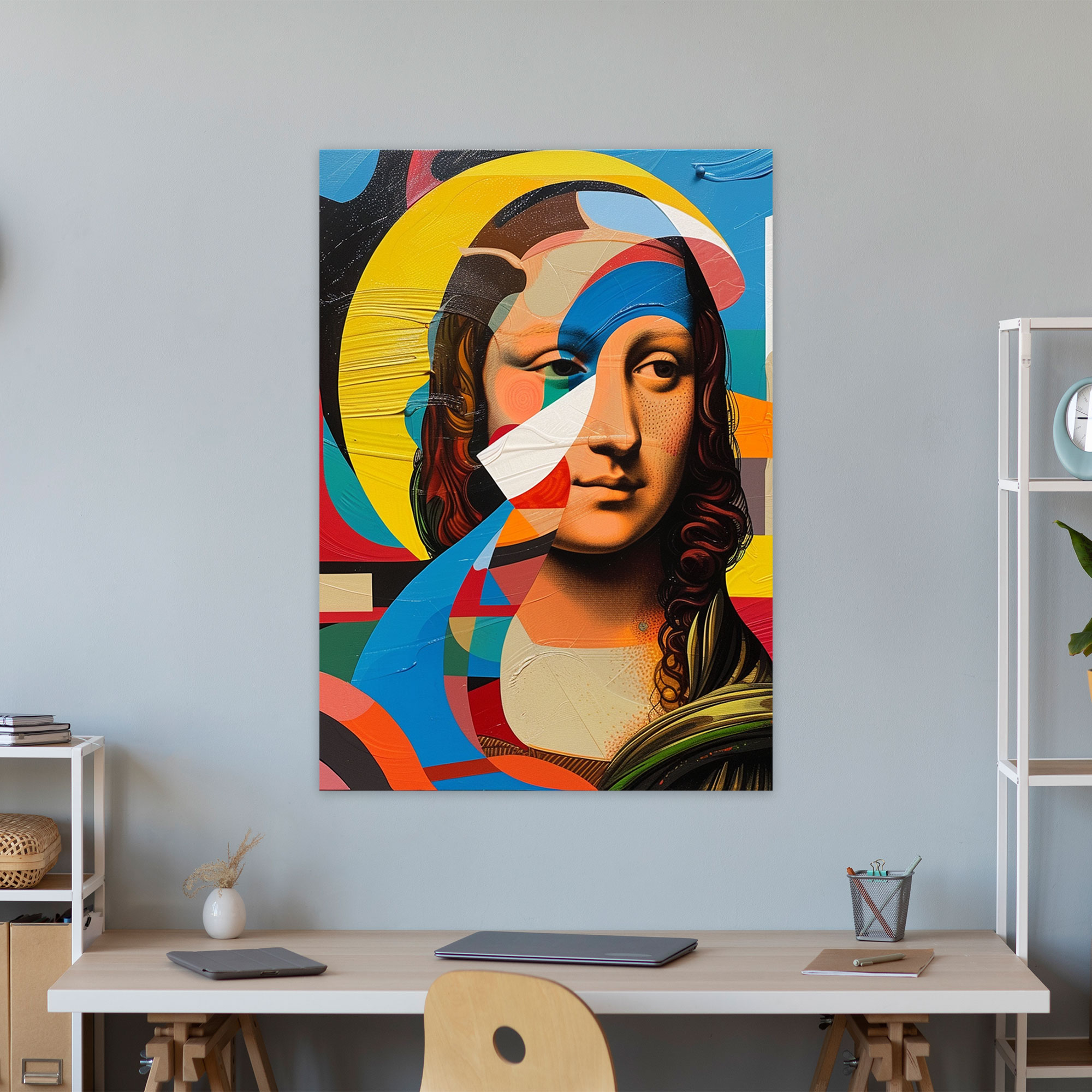 Playful Painting Canvas Print - Classicism And Popart, Canvas Print, Canvas Wall Art, Canvas