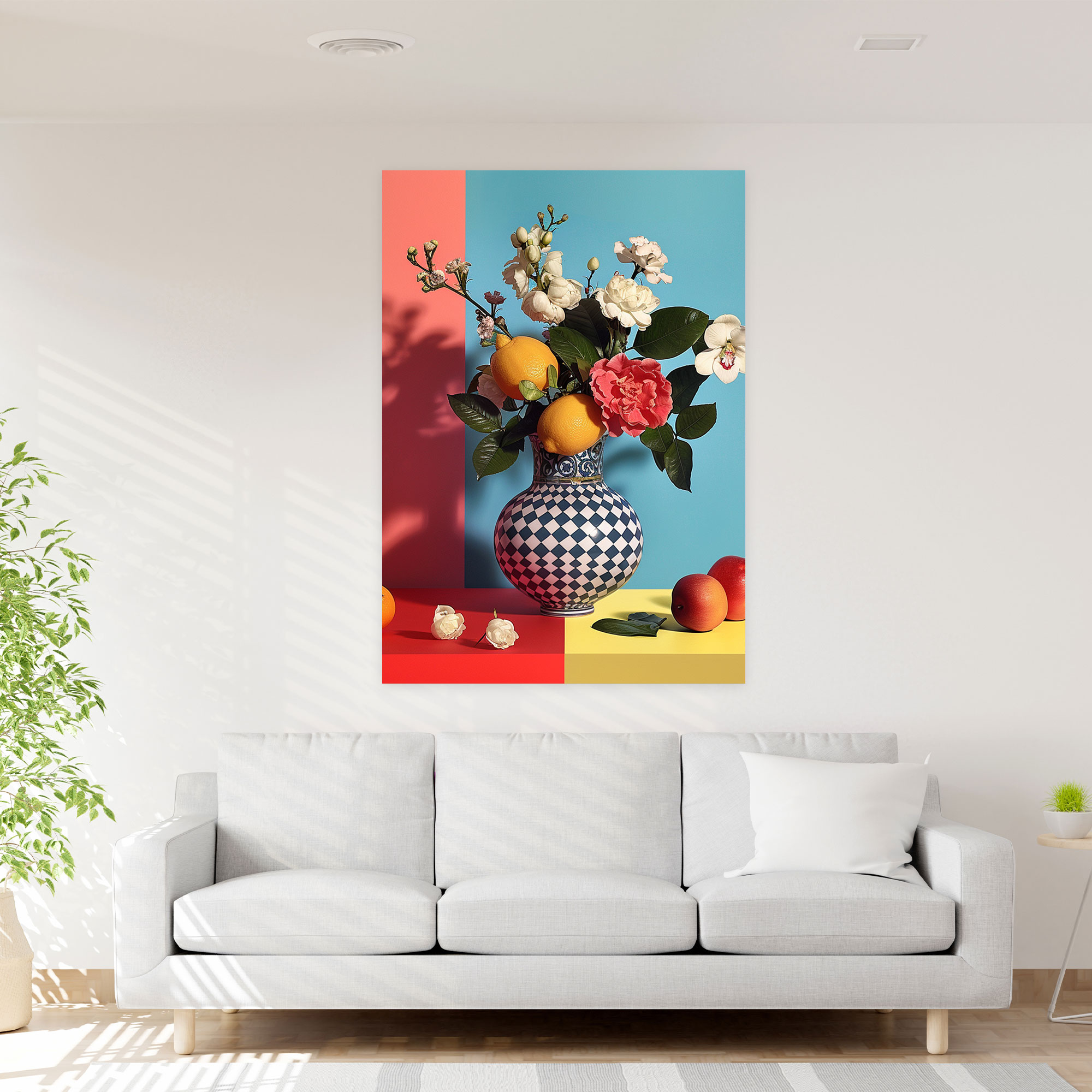 Twist Of Tradition Wall Decoration - Classicism And Popart, Canvas, Classicism With Pop Art, Wall Decoration