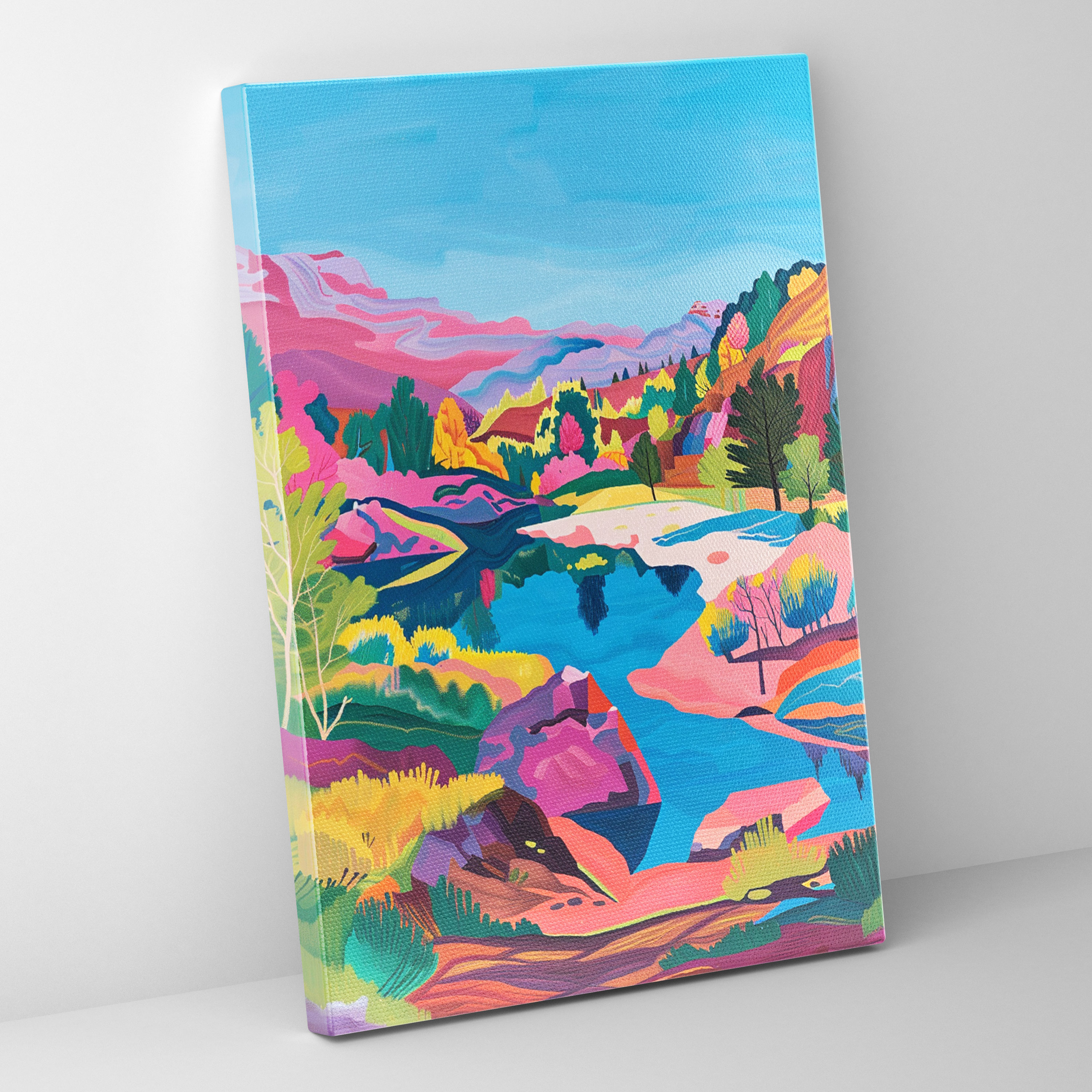 Classicism Meets Pop Art Canvas Print - Classicism And Popart, Wall Decoration, Canvas, Canvas Print