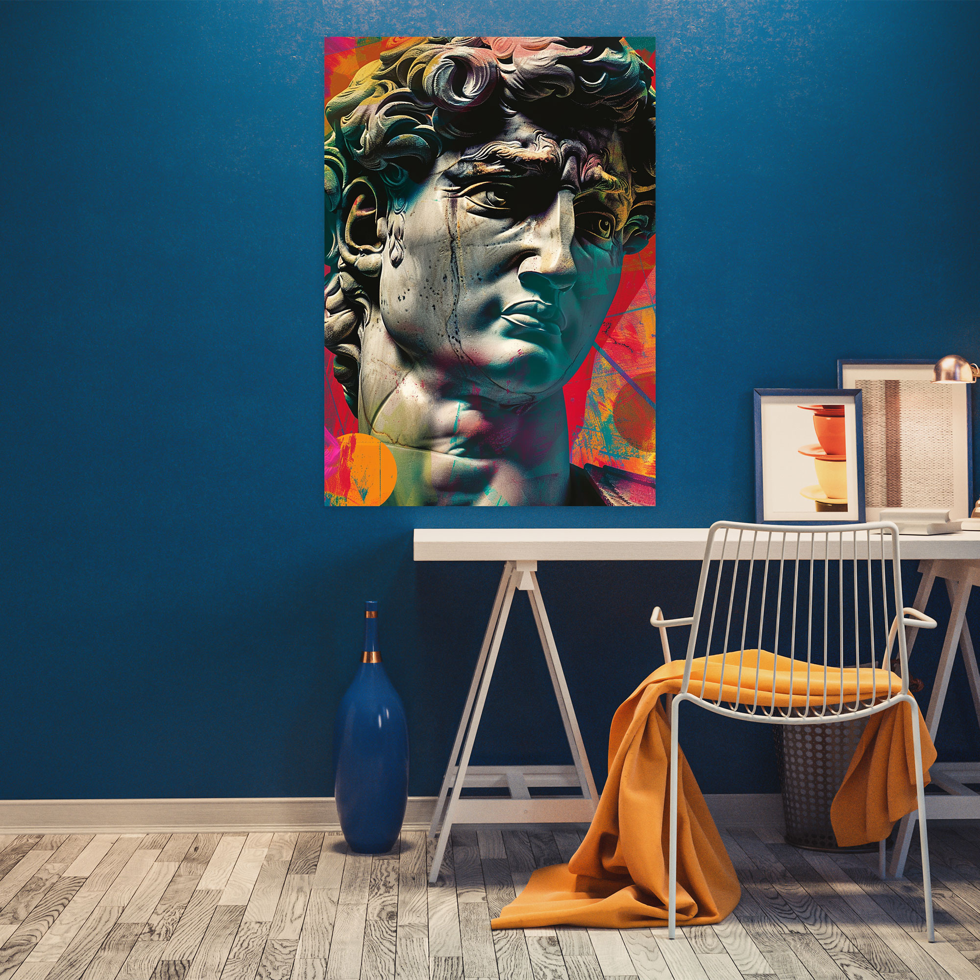 Classicism Meets Pop Art Canvas Print - Classicism And Popart, Canvas, Wall Art, Canvas Wall Art