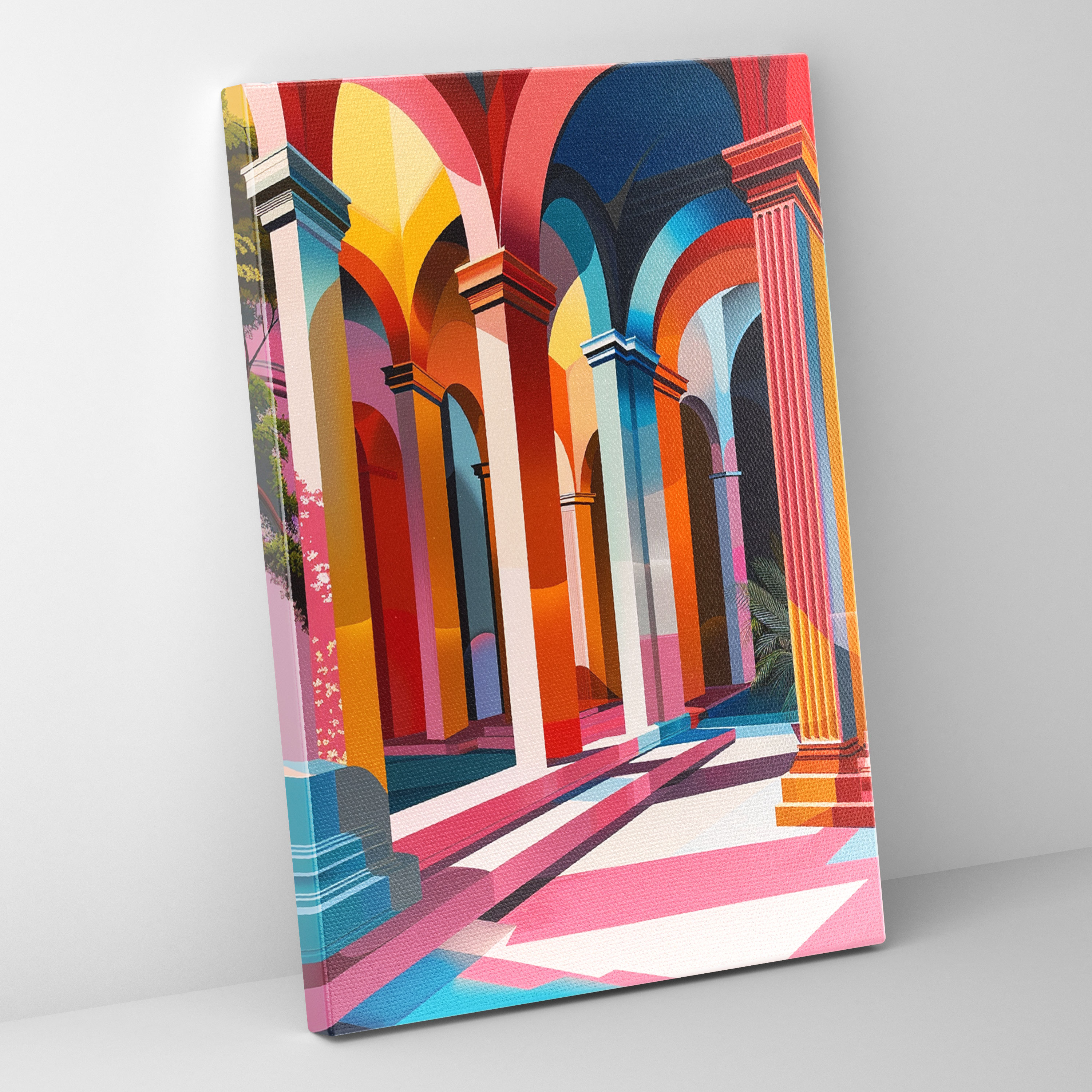 Classicism Meets Pop Art Canvas Print - Classicism And Popart, Canvas Print, Wall Decoration, Canvas Wall Art