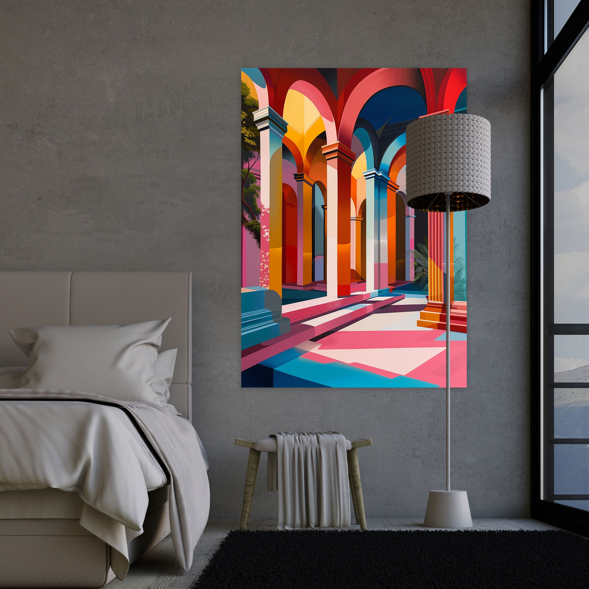 Classicism Meets Pop Art Canvas Print - Classicism And Popart, Canvas Print, Wall Decoration, Canvas Wall Art