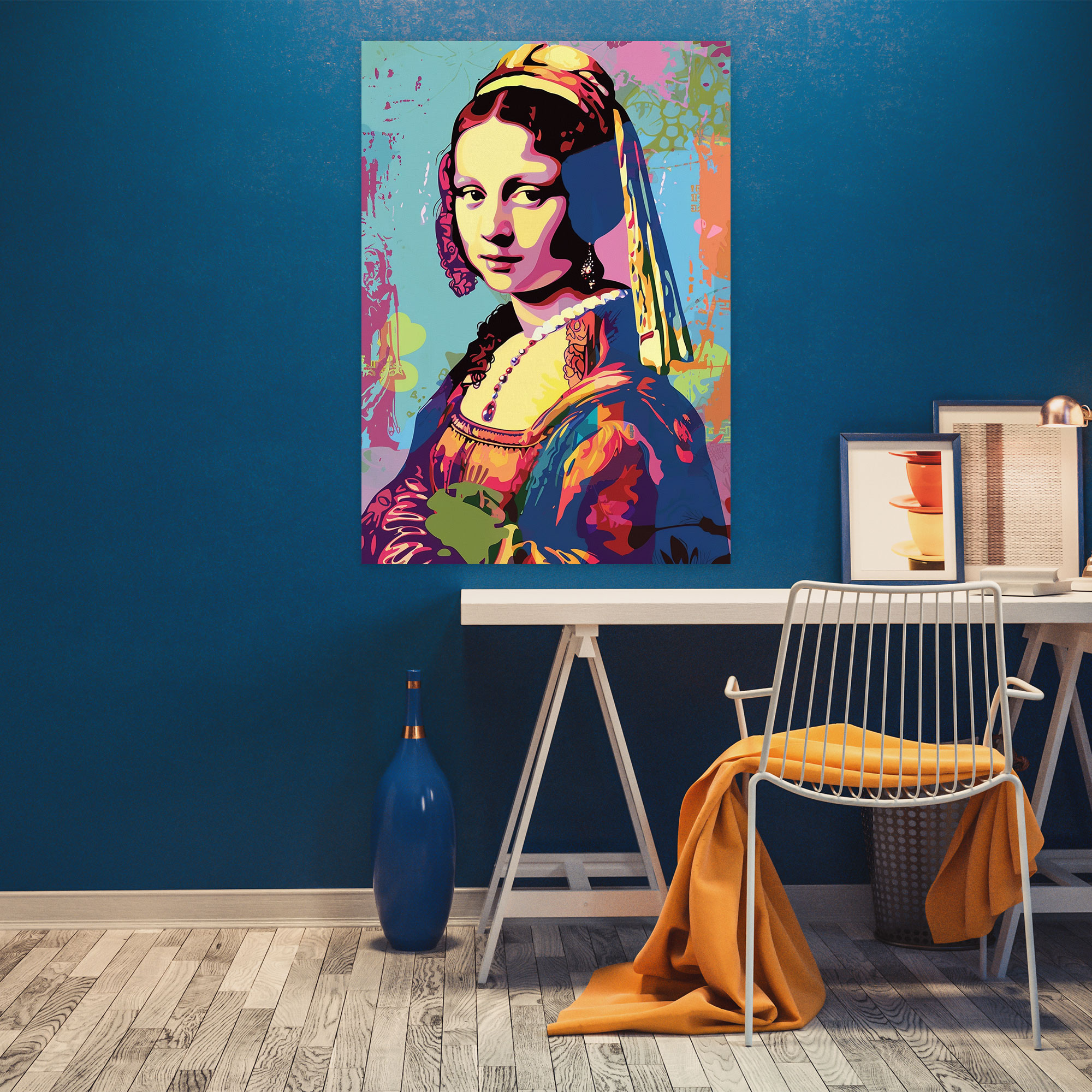 Classicism Meets Pop Art Canvas Print - Classicism And Popart, Canvas Wall Art, Wall Decoration, Classicism Meets Pop Art