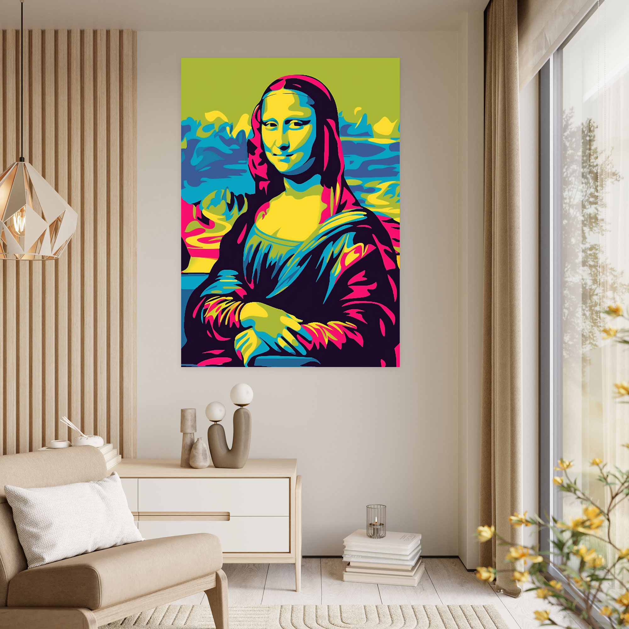 Klasizm ve Pop Sanat Kanvas Tablo - Ev Dekorasyonu Duvar Sanatı Kanvas Tablo