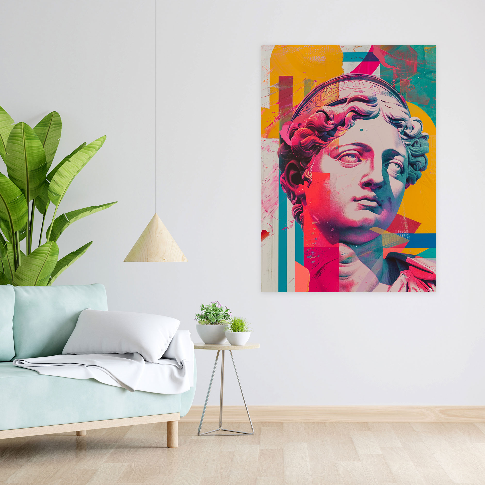 Modern Renaissance Pop Art Canvas Print - Classicism And Popart, Canvas, Wall Art, Home Decoration