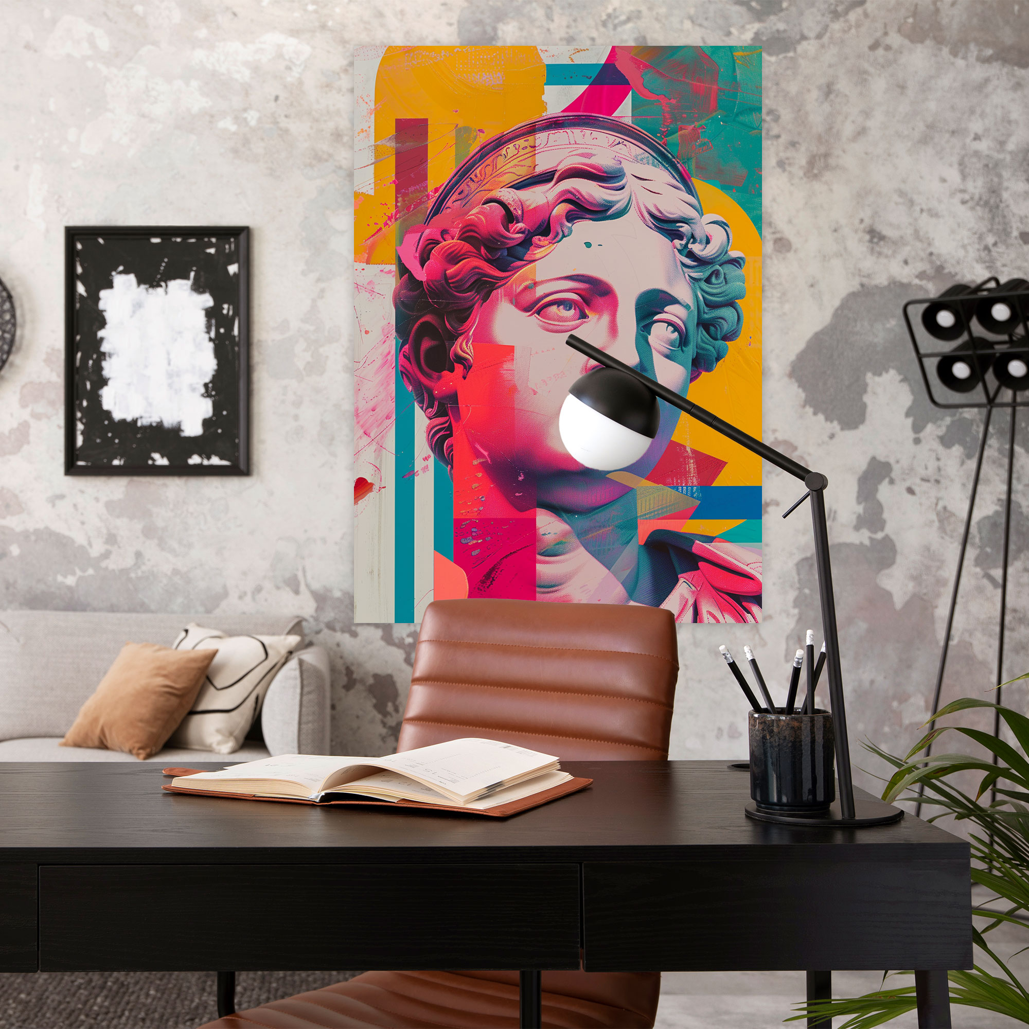Modern Renaissance Pop Art Canvas Print - Classicism And Popart, Canvas, Wall Art, Home Decoration