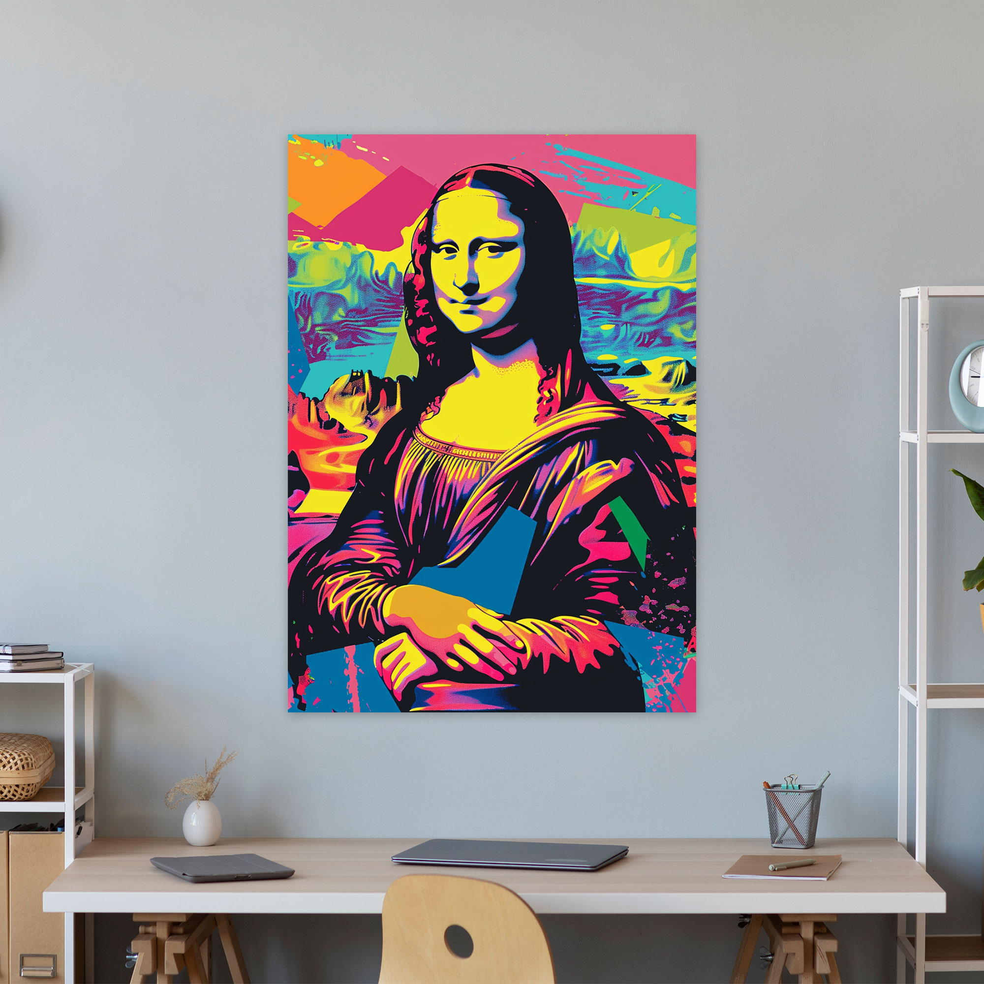 Classicism Meets Pop Art Canvas Print - Classicism And Popart, Wall Art, Classicism Meets Pop Art, Home Decoration