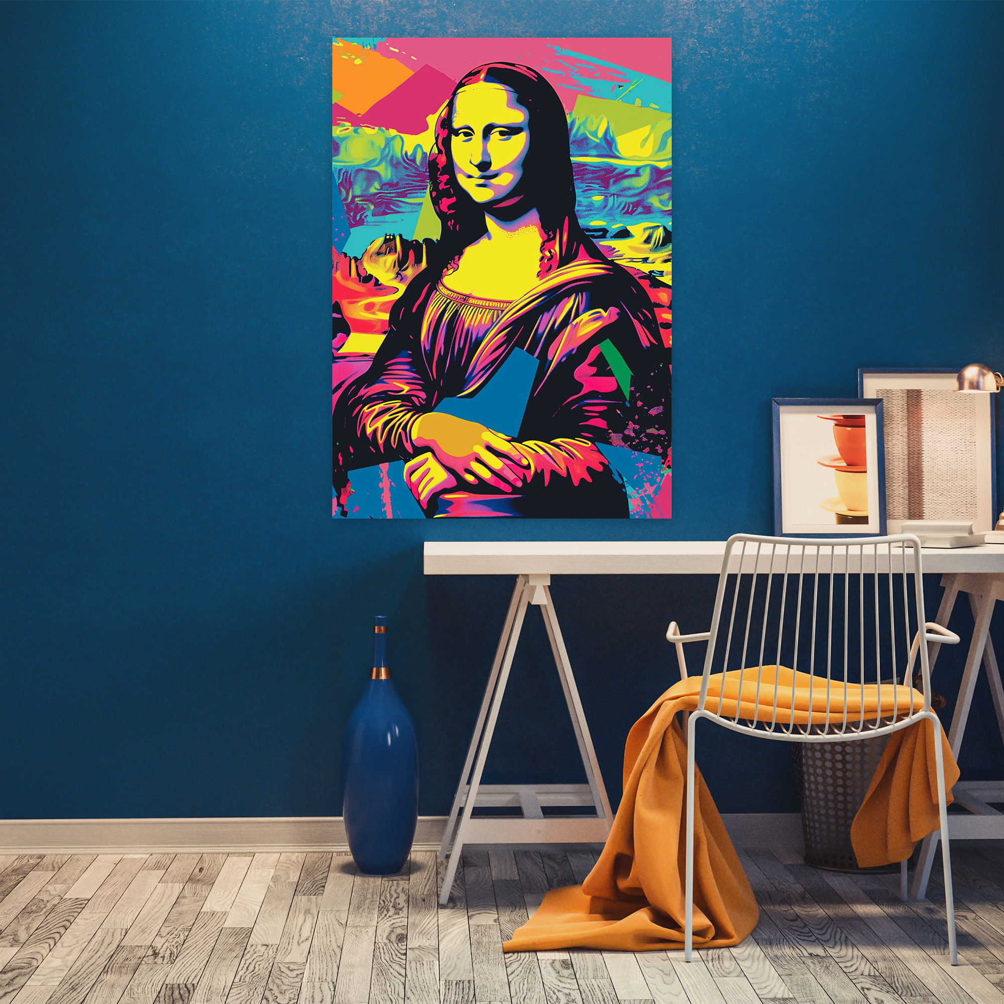 Classicism Meets Pop Art Canvas Print - Classicism And Popart, Wall Art, Classicism Meets Pop Art, Home Decoration