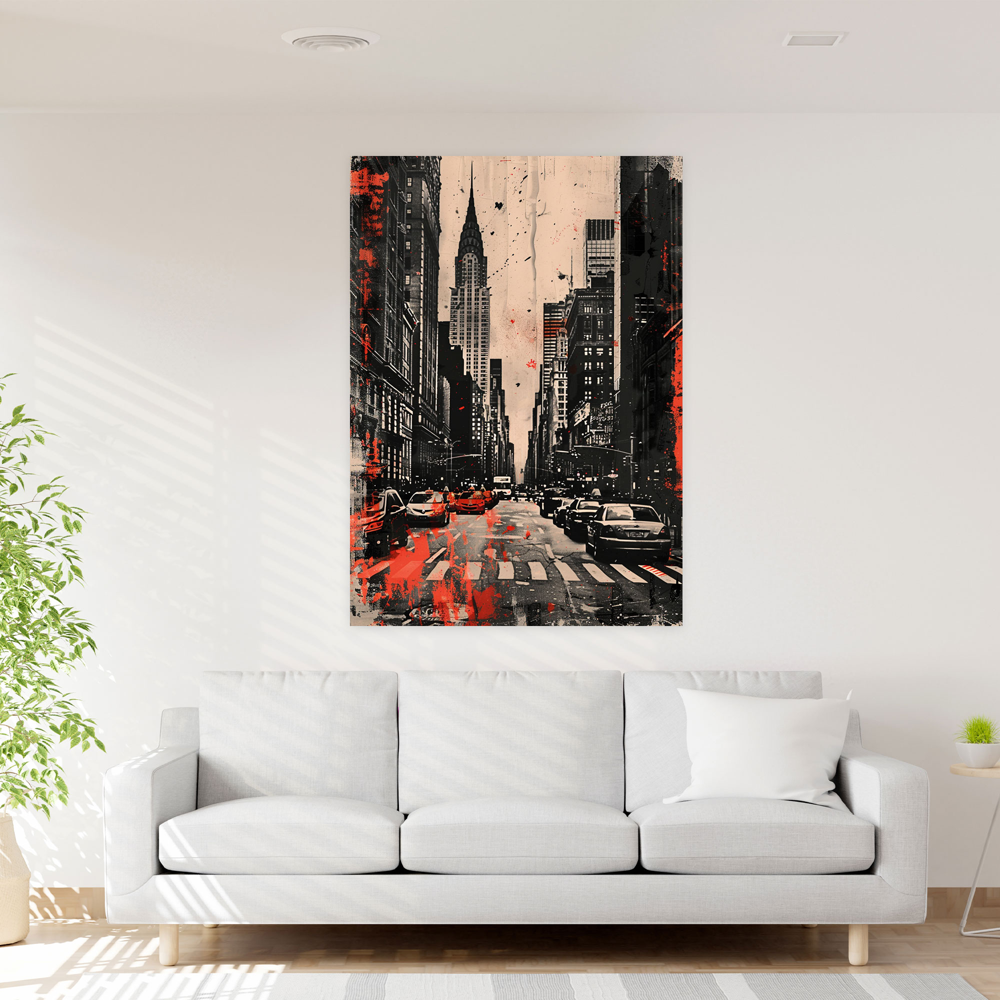 Cityscape Pop Art Wall Art - Classicism And Popart, Pop Art, Wall Art, Canvas Wall Art