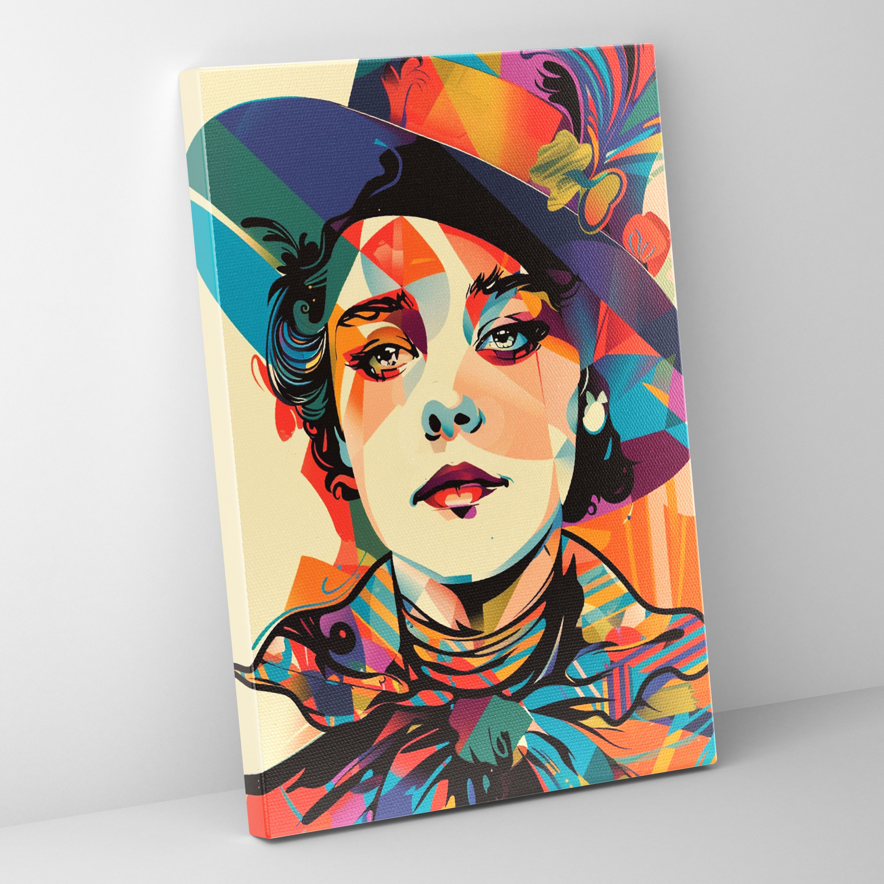 Victorian Pop Art Canvas Print - Classicism And Popart, Wall Decoration, Canvas, Pop Art