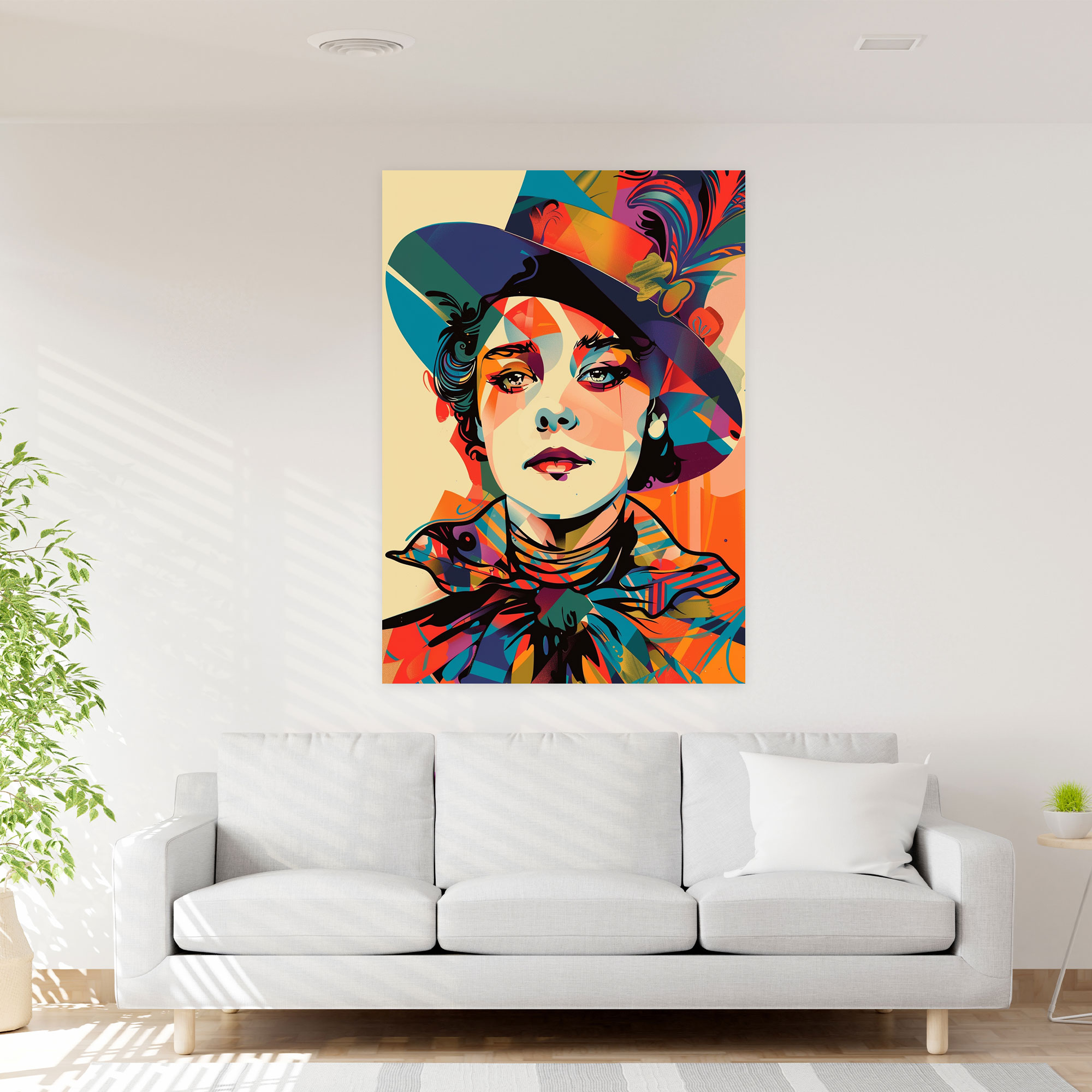 Victorian Pop Art Canvas Print - Classicism And Popart, Wall Decoration, Canvas, Pop Art