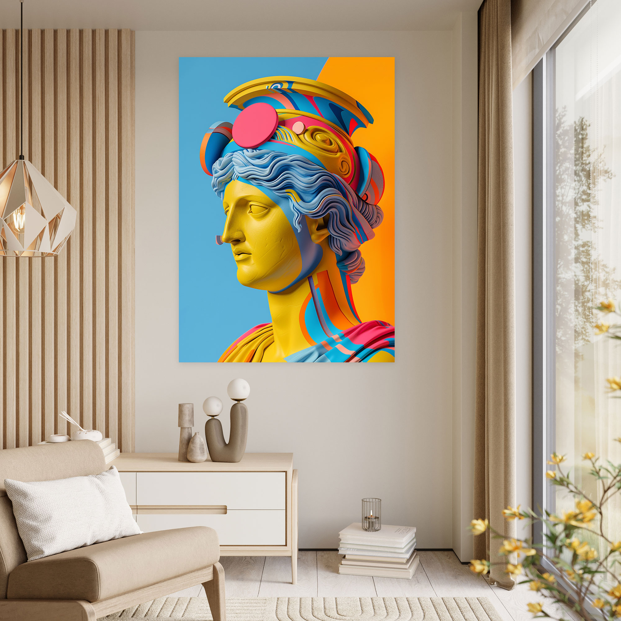 Ancient Greek Revival Canvas Wall Art - Classicism And Popart, Pop Art, Classicism, Wall Decoration