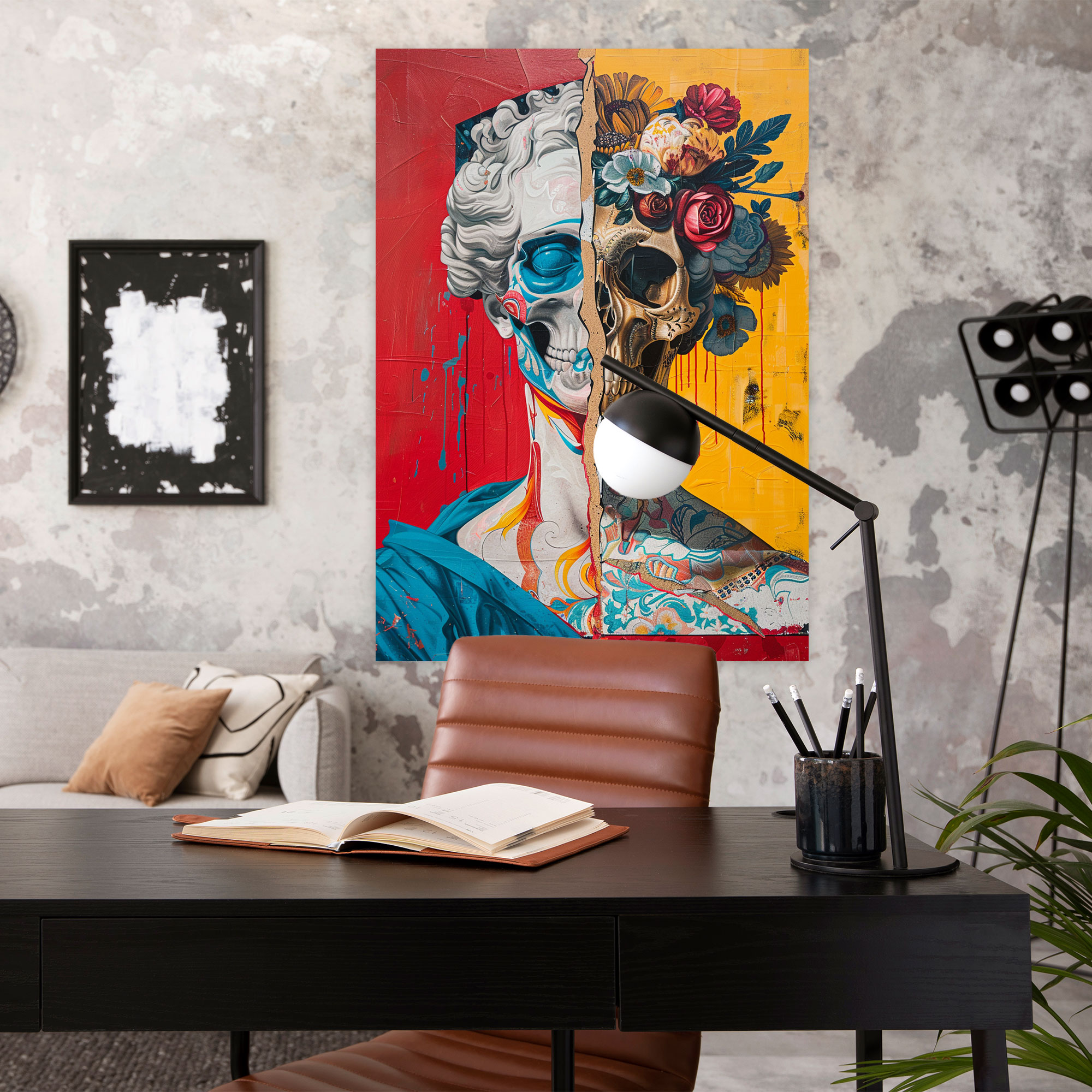 Renaissance Pop Canvas Print - Classicism And Popart, Wall Decoration, Wall Art, Renaissance