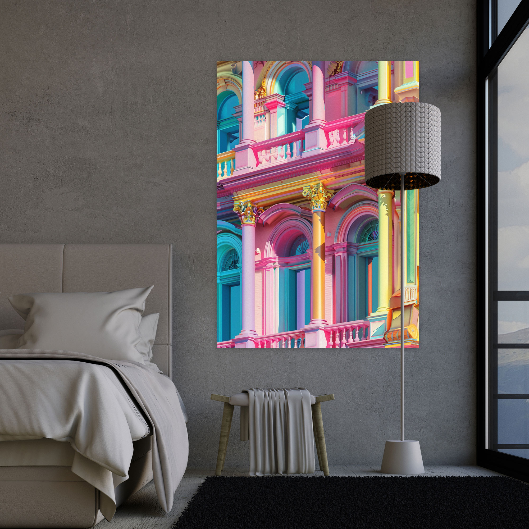 Baroque Pop Art Wall Decoration - Classicism And Popart, Home Decoration, Wall Art, Baroque