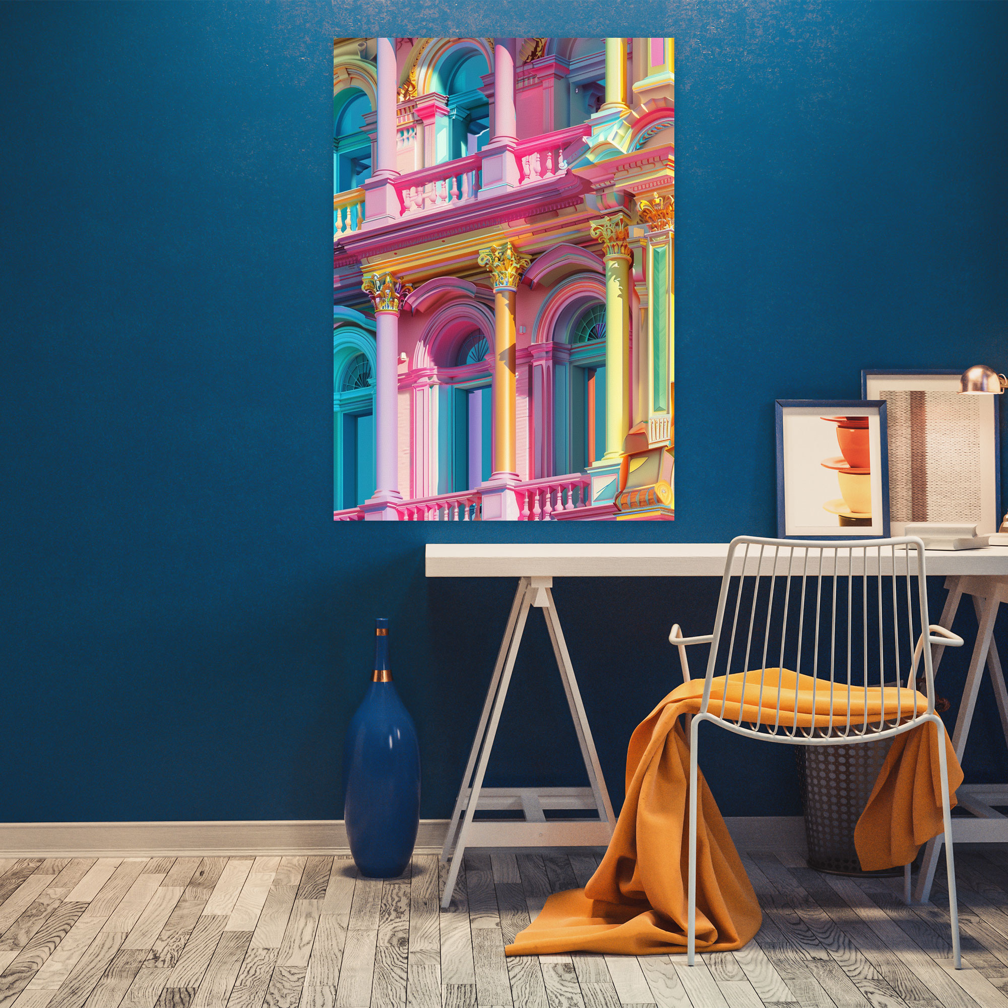 Baroque Pop Art Wall Decoration - Classicism And Popart, Home Decoration, Wall Art, Baroque