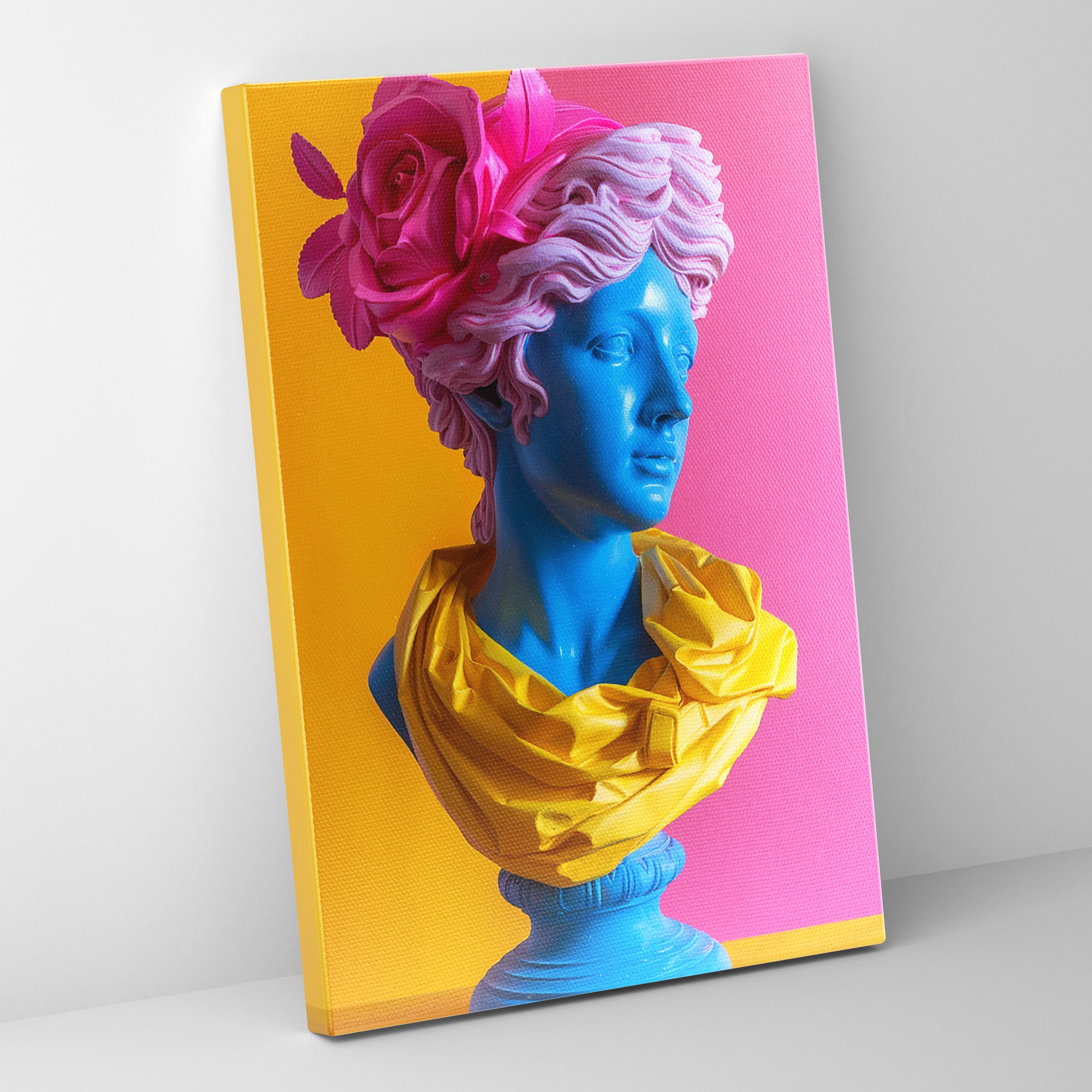 Neoclassical Pop Canvas Print - Classicism And Popart, Neoclassical, Home Decoration, Pop Art