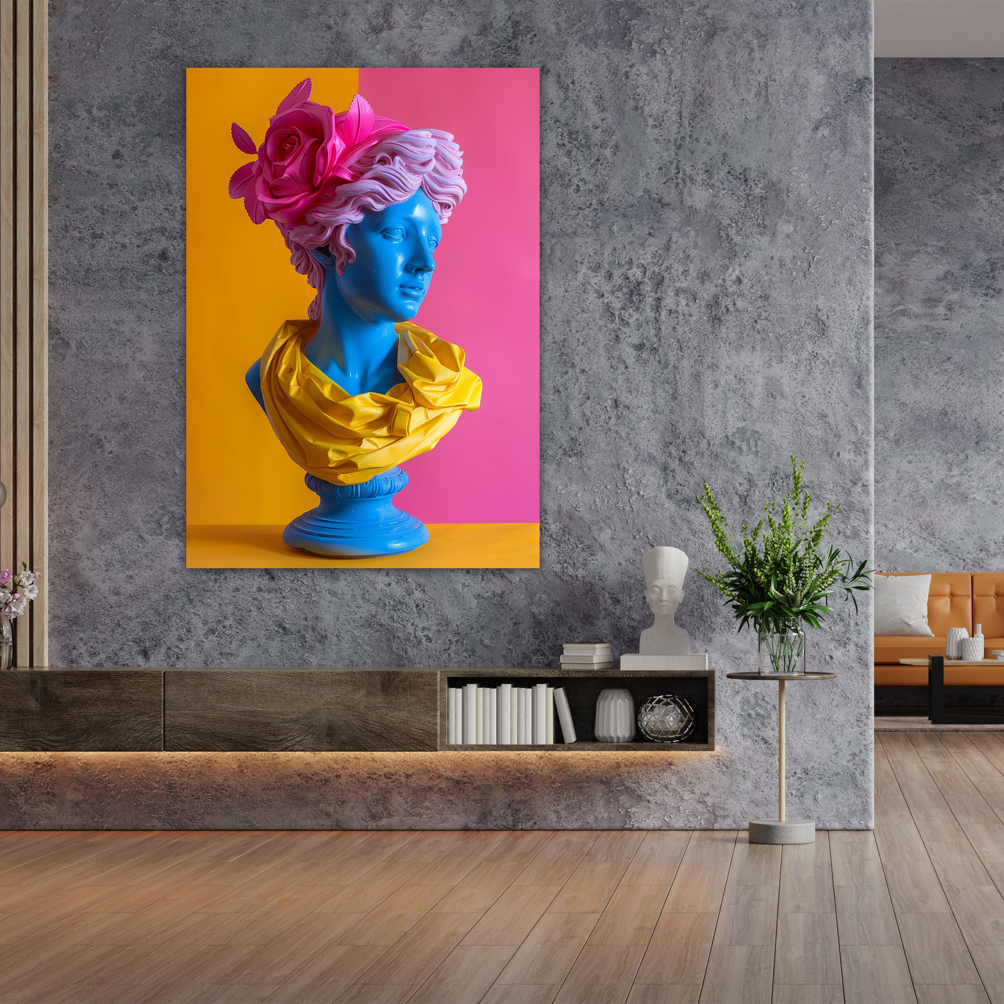 Neoclassical Pop Canvas Print - Classicism And Popart, Neoclassical, Home Decoration, Pop Art