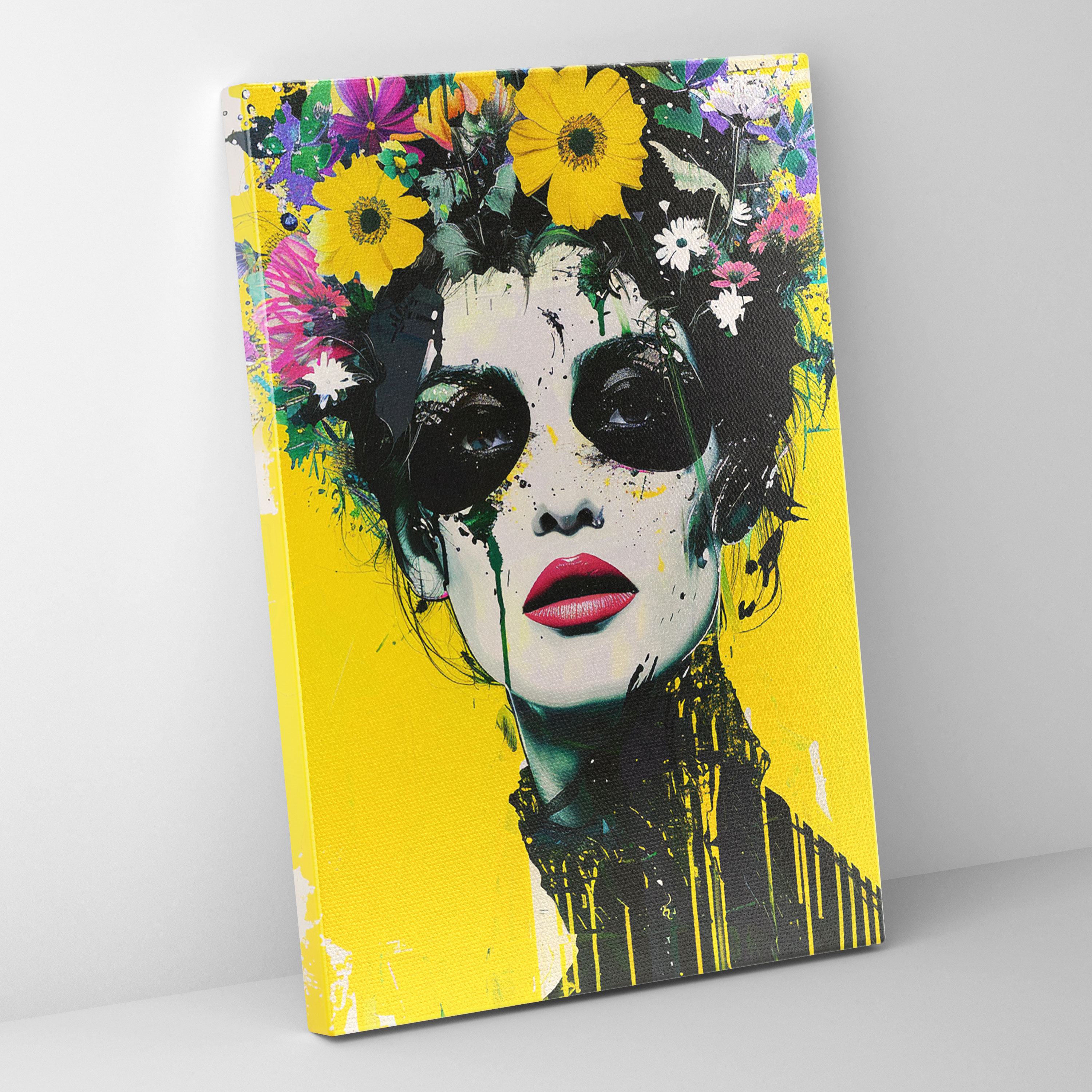 Romantic Pop Art Canvas Wall Art - Classicism And Popart, Canvas, Canvas Print, Pop Art