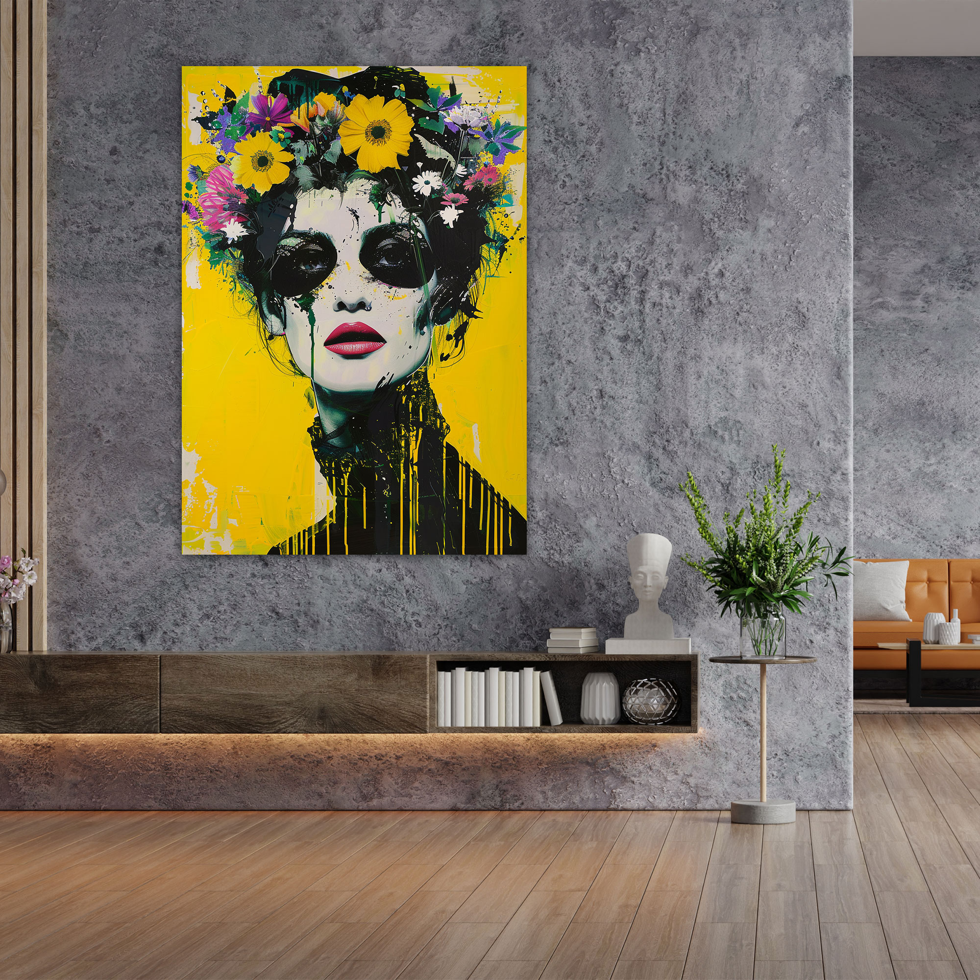 Romantic Pop Art Canvas Wall Art - Classicism And Popart, Canvas, Canvas Print, Pop Art