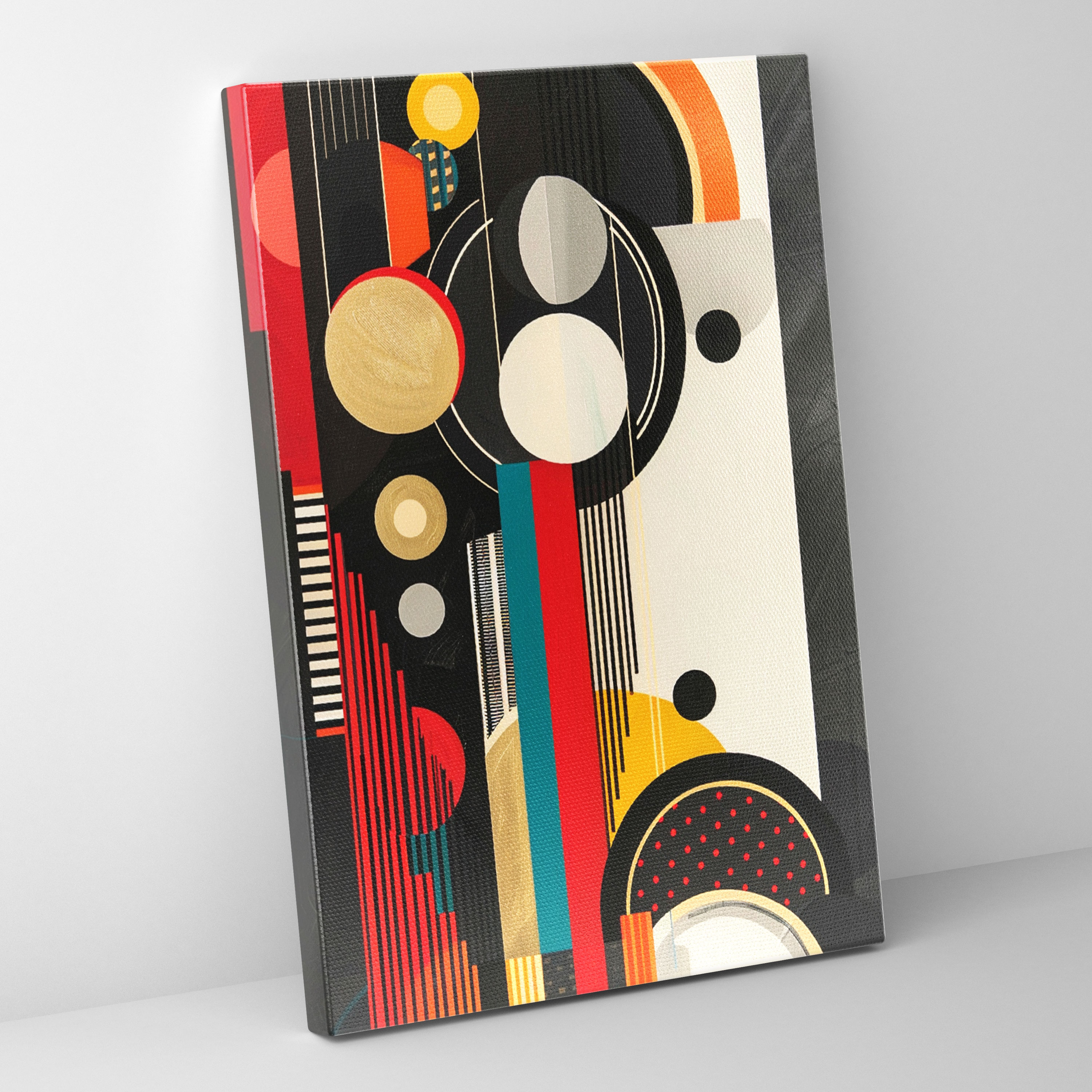 Art Deco Pop Canvas Wall Art - Classicism And Popart, Wall Decoration, Art Deco, Pop Art