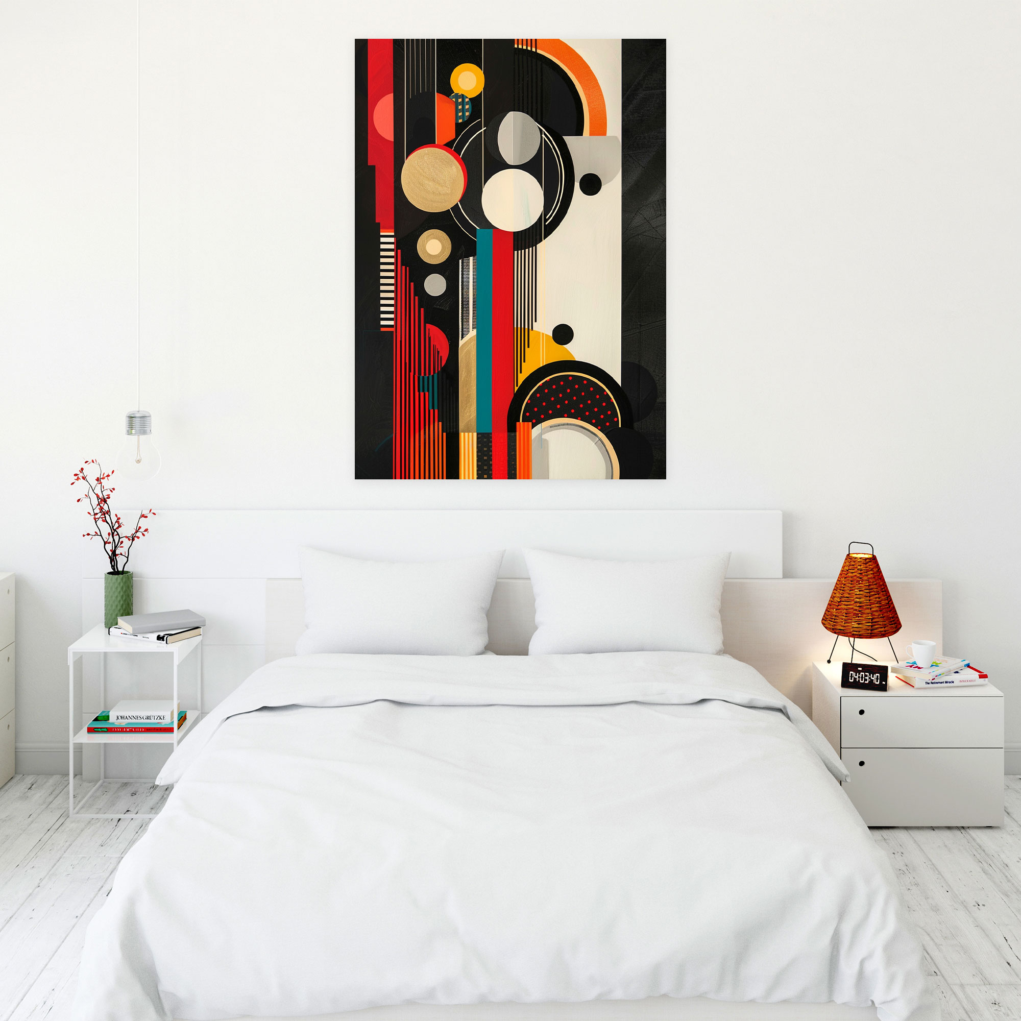 Art Deco Pop Canvas Wall Art - Classicism And Popart, Wall Decoration, Art Deco, Pop Art