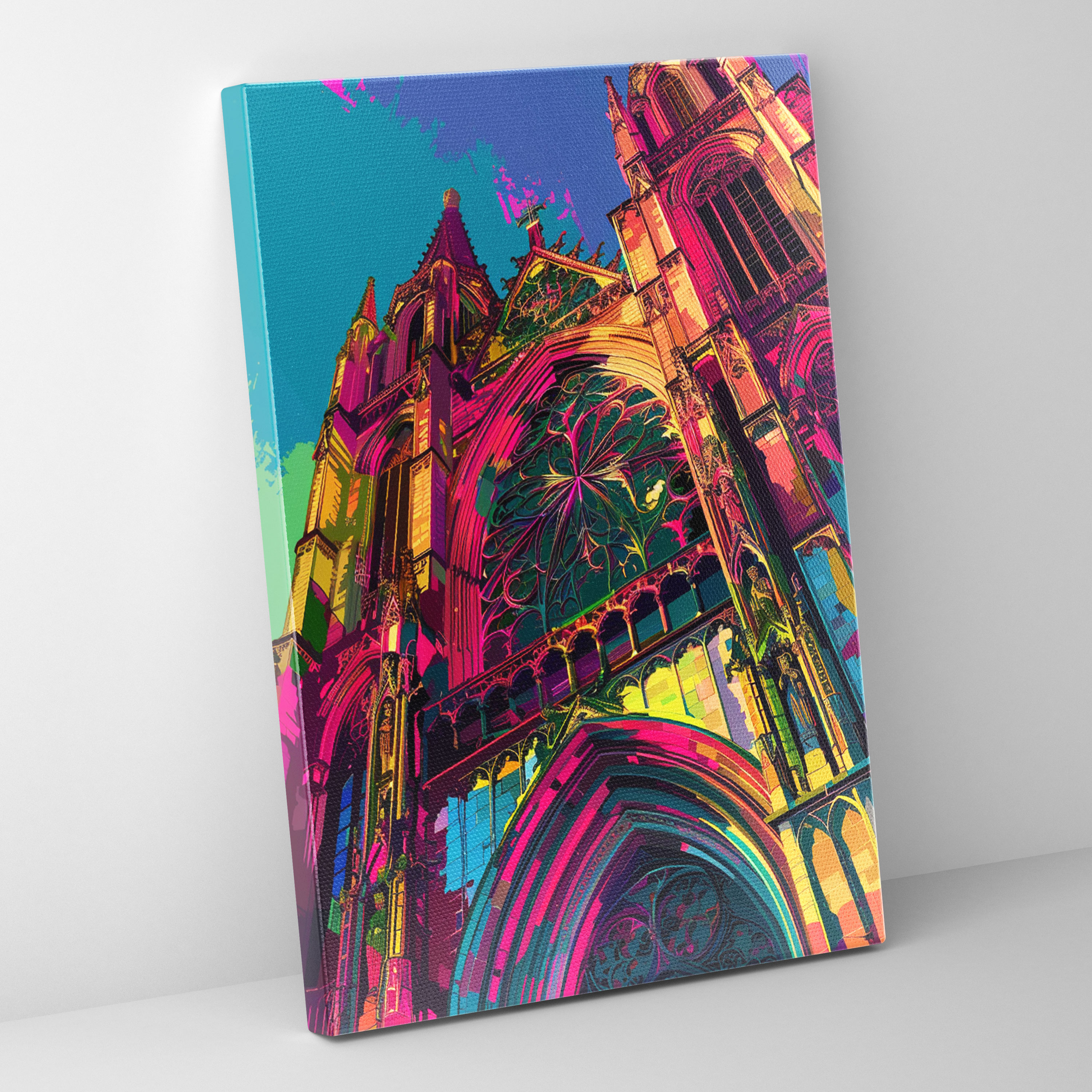 Gothic Pop Art Wall Decoration - Classicism And Popart, Home Decoration, Gothic, Wall Art
