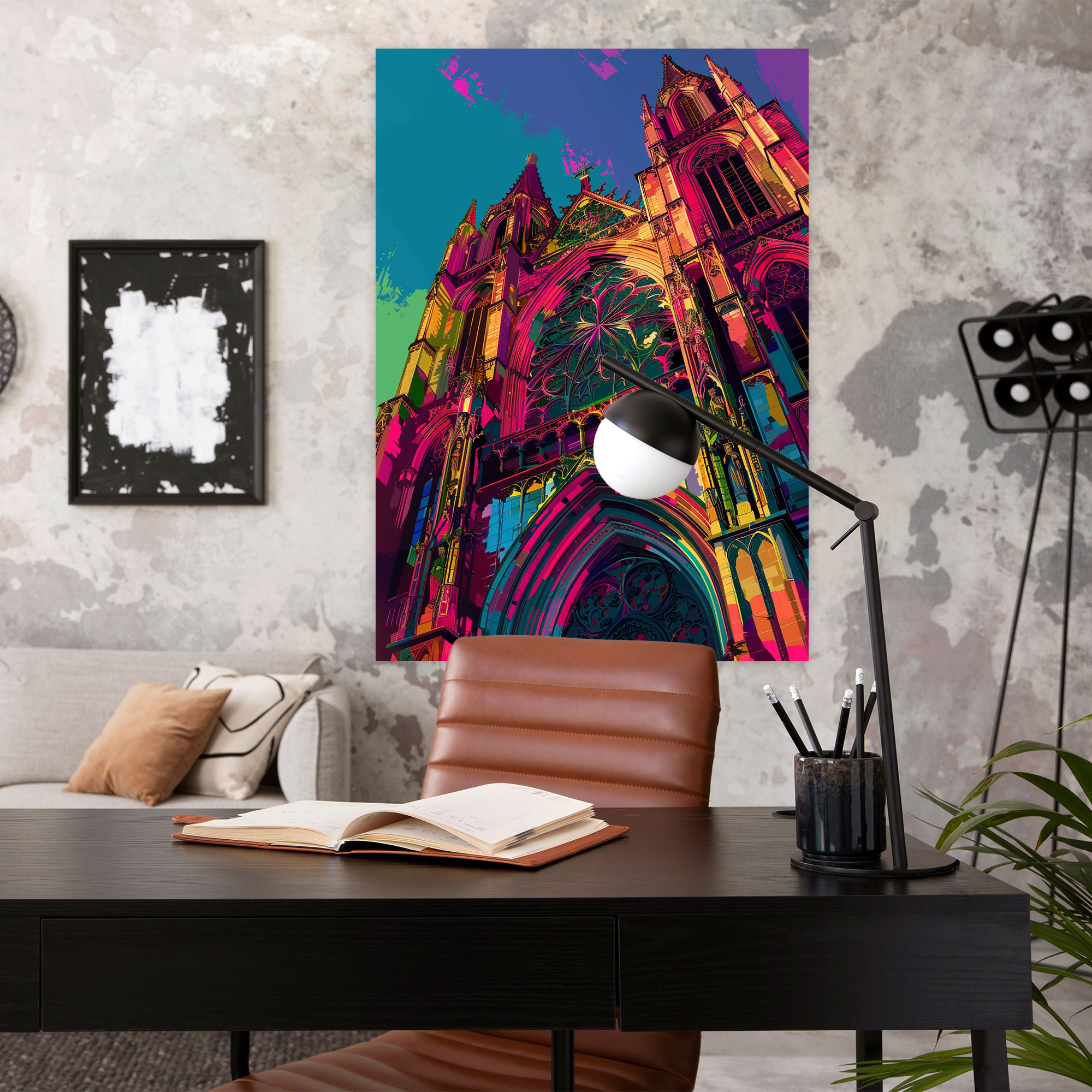 Gothic Pop Art Wall Decoration - Classicism And Popart, Home Decoration, Gothic, Wall Art