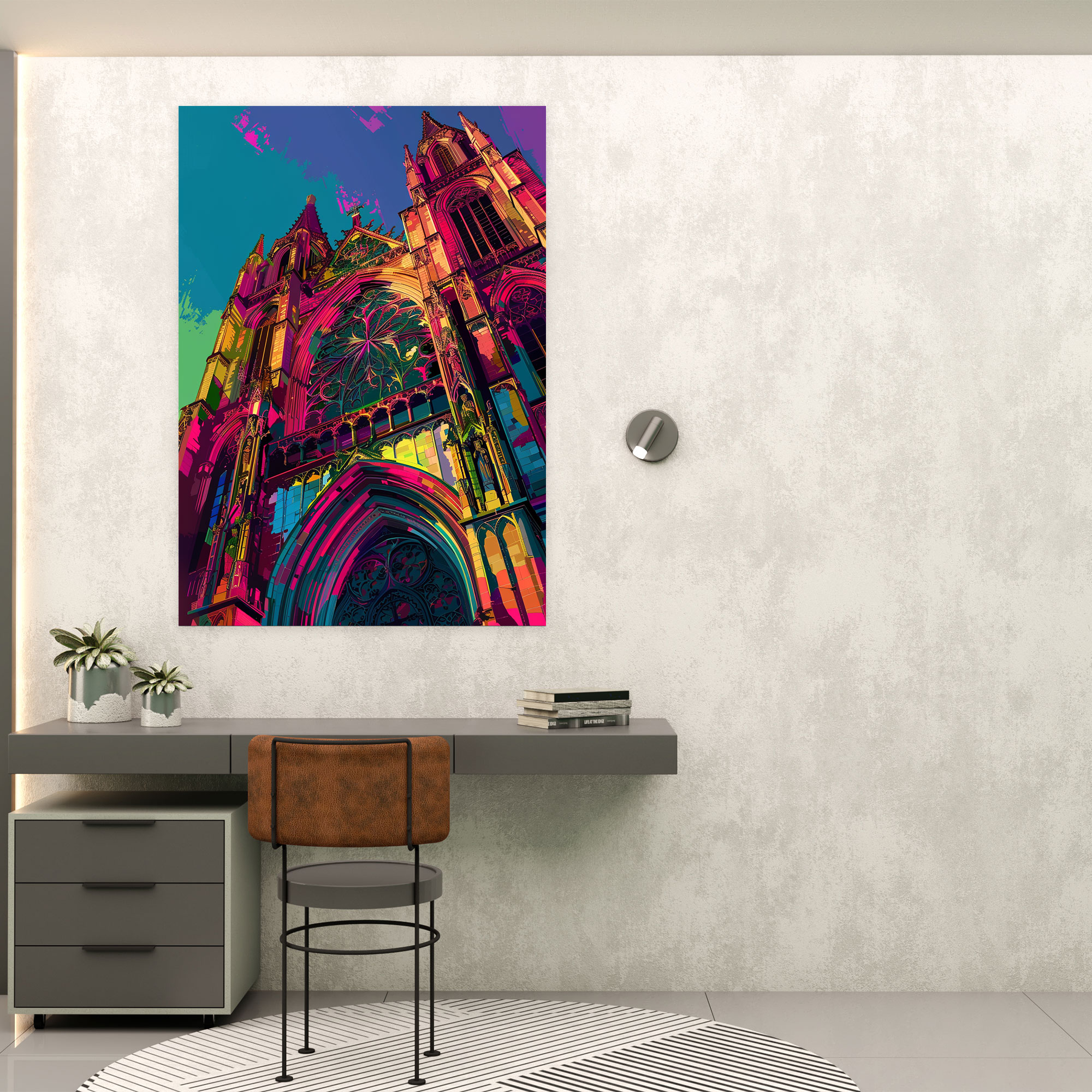 Gothic Pop Art Wall Decoration - Classicism And Popart, Home Decoration, Gothic, Wall Art