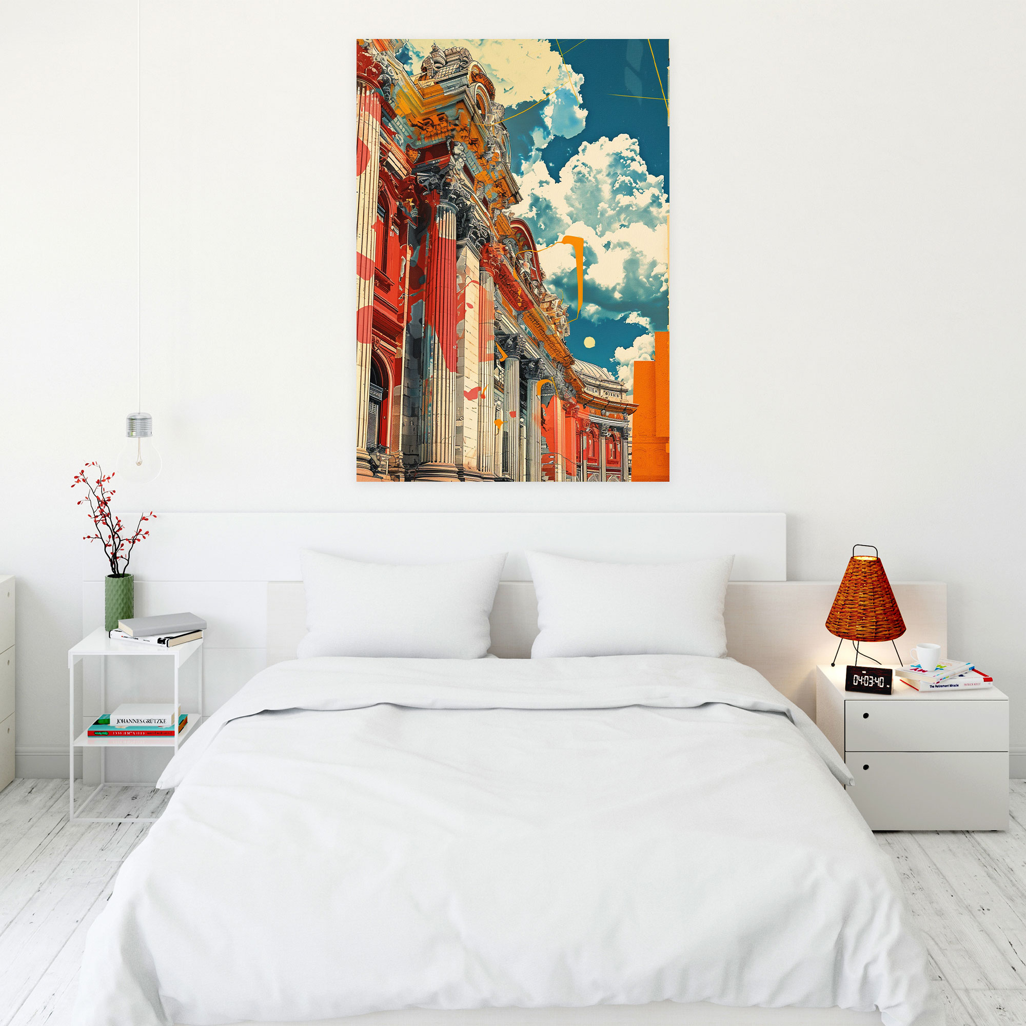 Comic Book Baroque Canvas Print - Classicism And Popart, Home Decoration, Classicism Meets Pop Art, Canvas