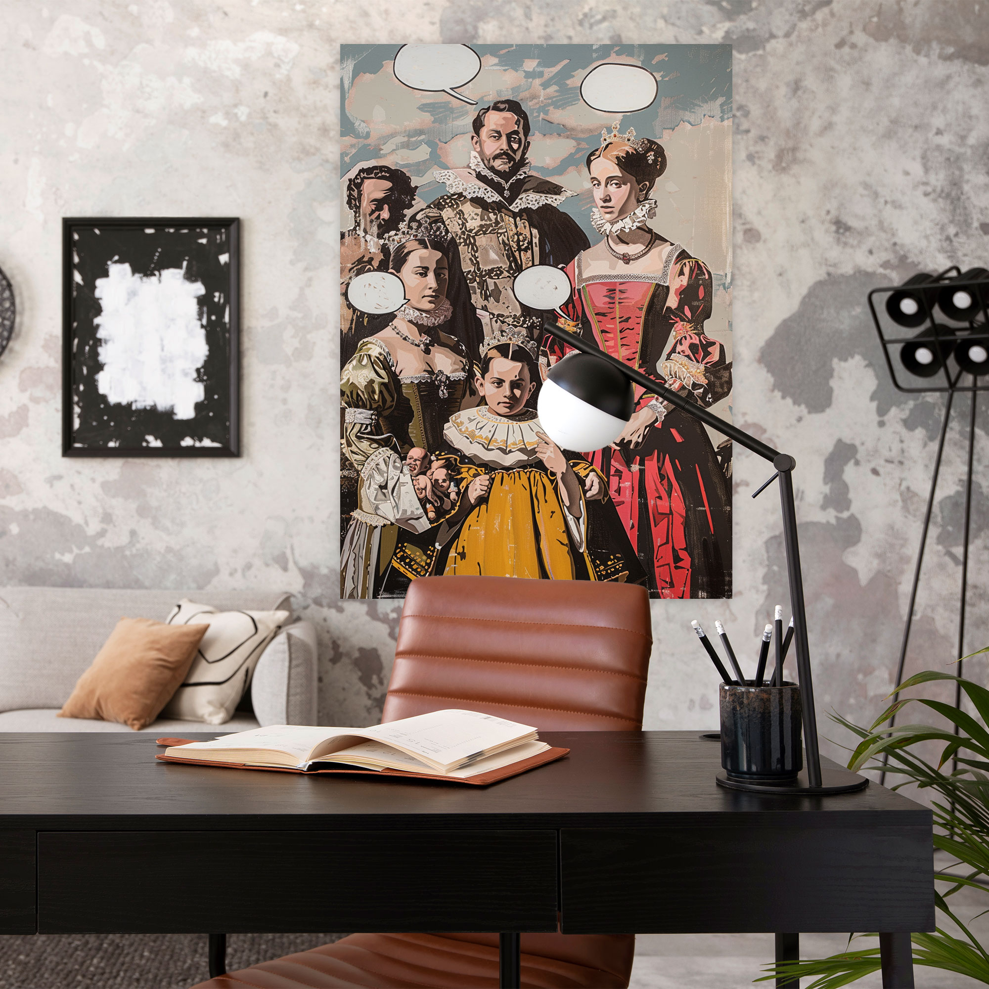 Royal Family Classicism Pop Art Wall Art - Classicism And Popart, Classicism Pop Art, Canvas, Wall Decoration