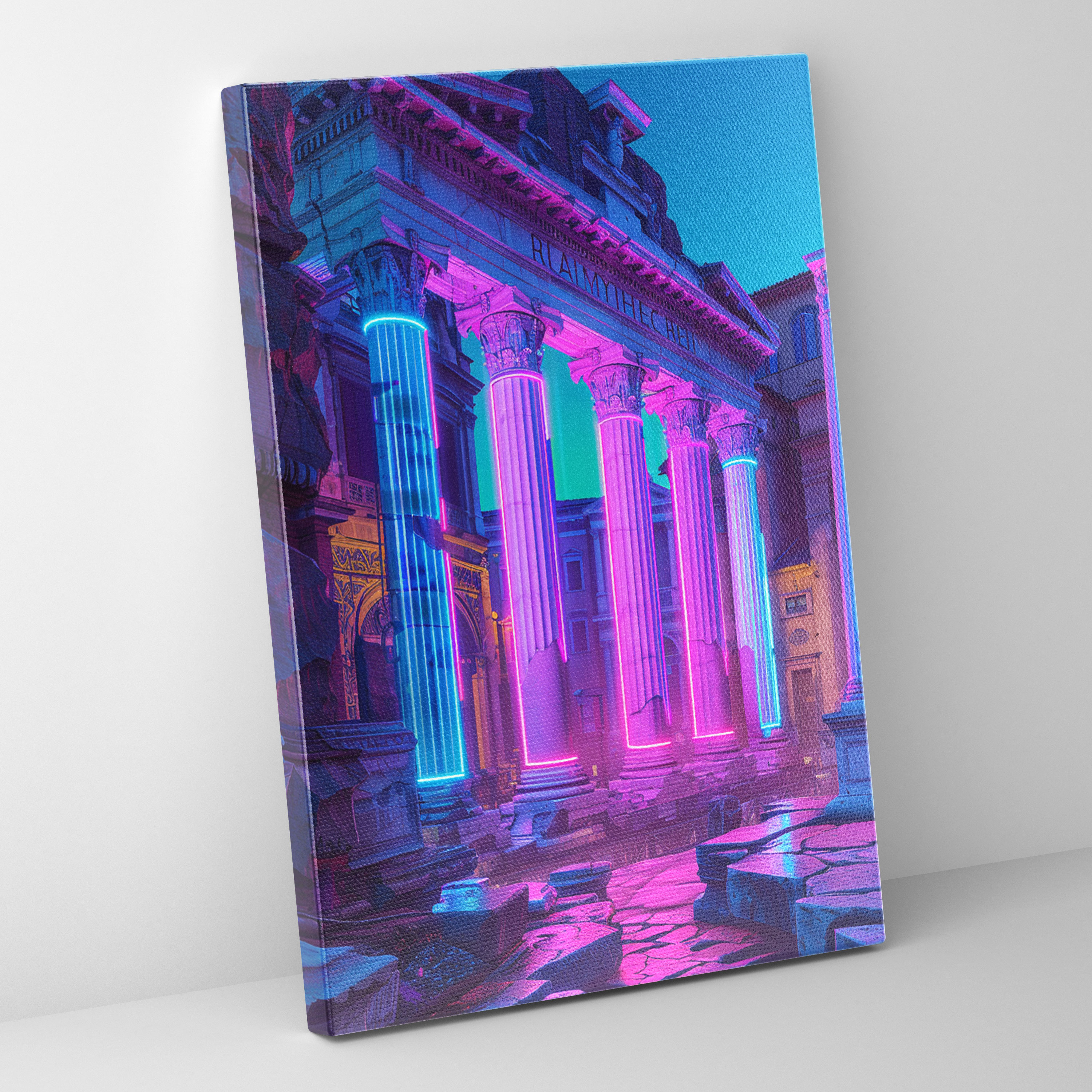 Roman Architecture Classicism Pop Art Wall Art - Classicism And Popart, Home Decoration, Wall Art, Canvas Wall Art