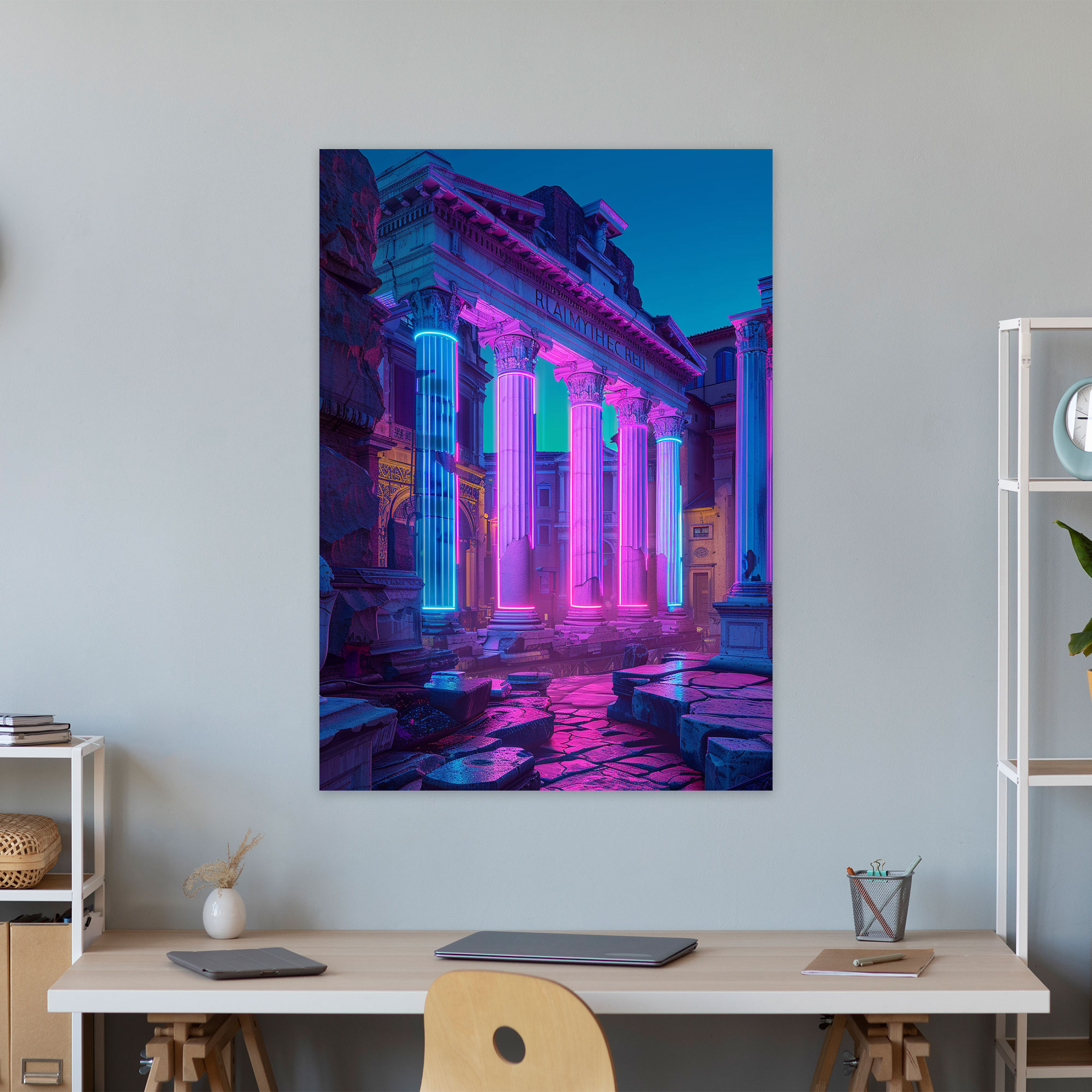 Roman Architecture Classicism Pop Art Wall Art - Classicism And Popart, Home Decoration, Wall Art, Canvas Wall Art