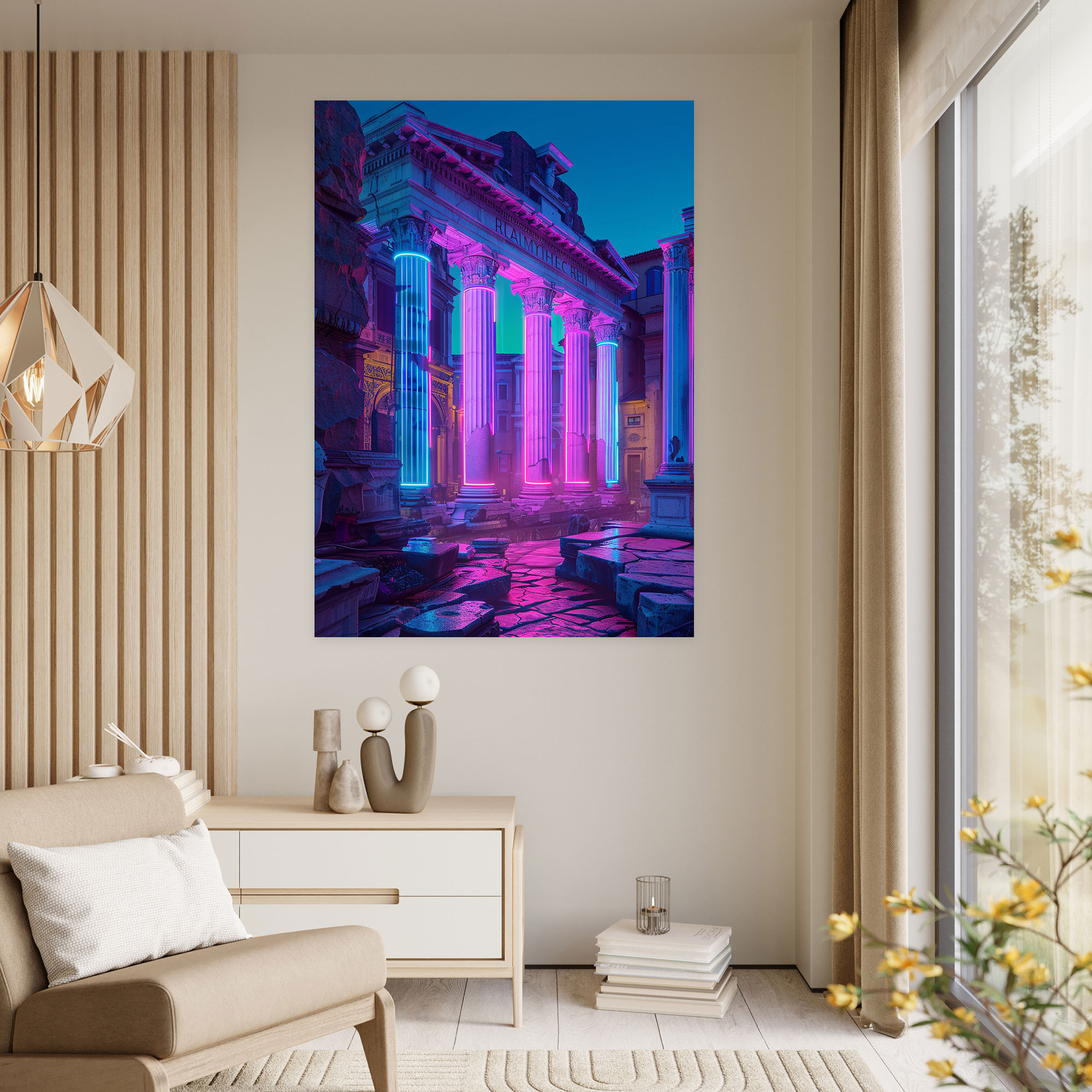 Roman Architecture Classicism Pop Art Wall Art - Classicism And Popart, Home Decoration, Wall Art, Canvas Wall Art