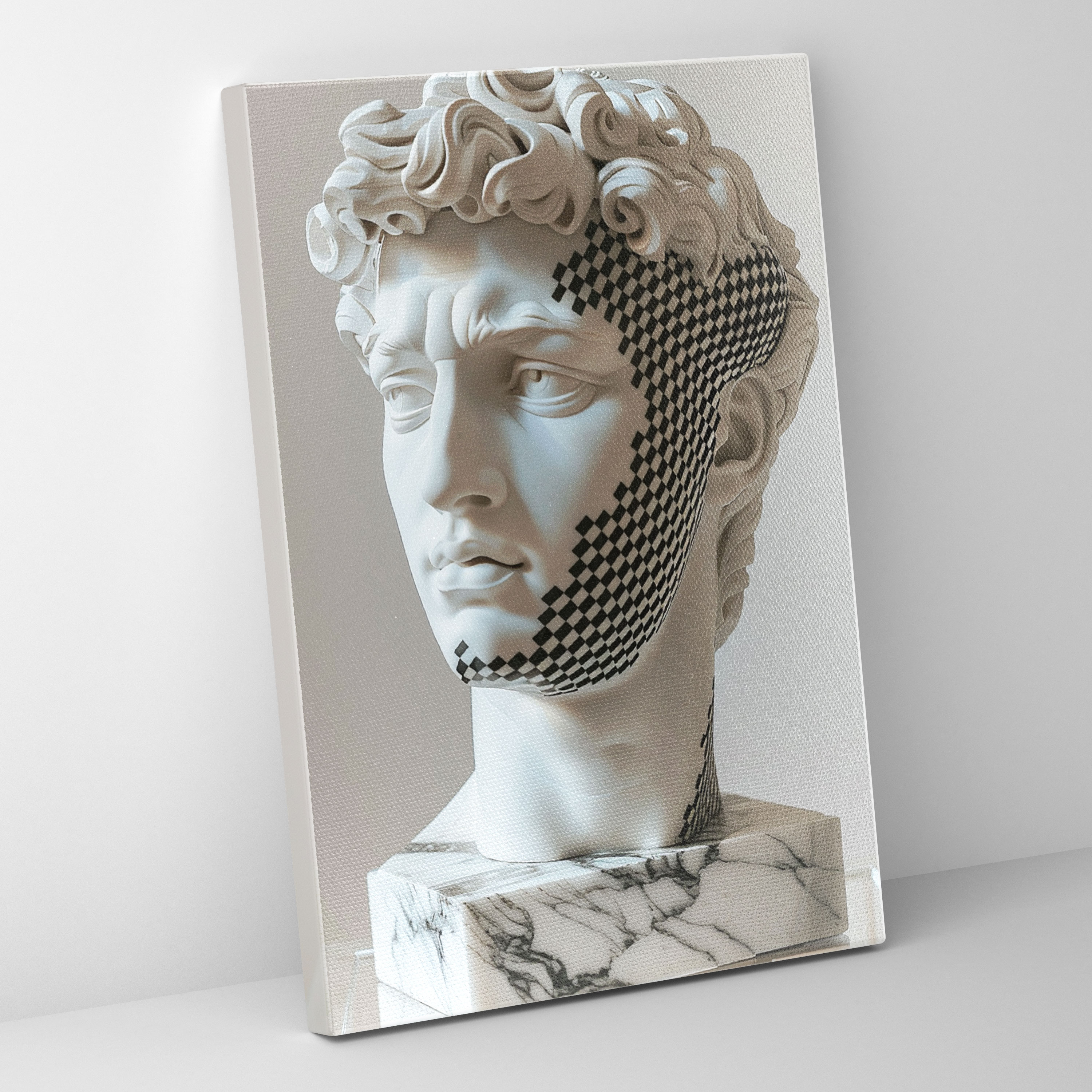 Neoclassical Sculpture Classicism Pop Art Wall Decoration - Classicism And Popart, Canvas Print, Classicism Pop Art, Canvas Wall Art