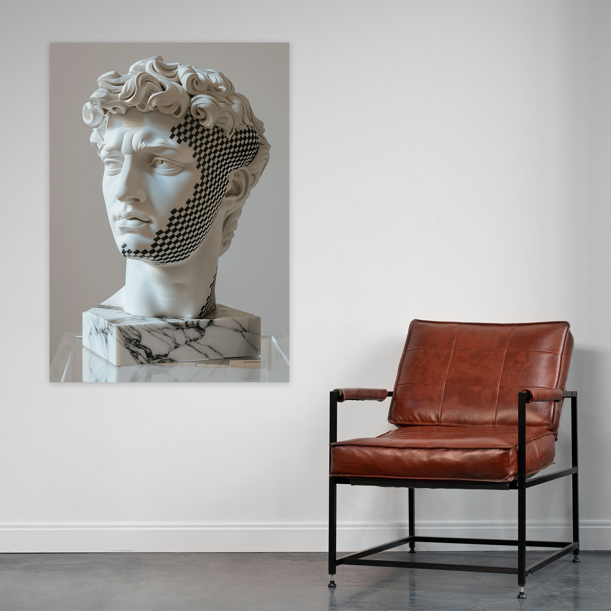 Neoclassical Sculpture Classicism Pop Art Wall Decoration - Classicism And Popart, Canvas Print, Classicism Pop Art, Canvas Wall Art