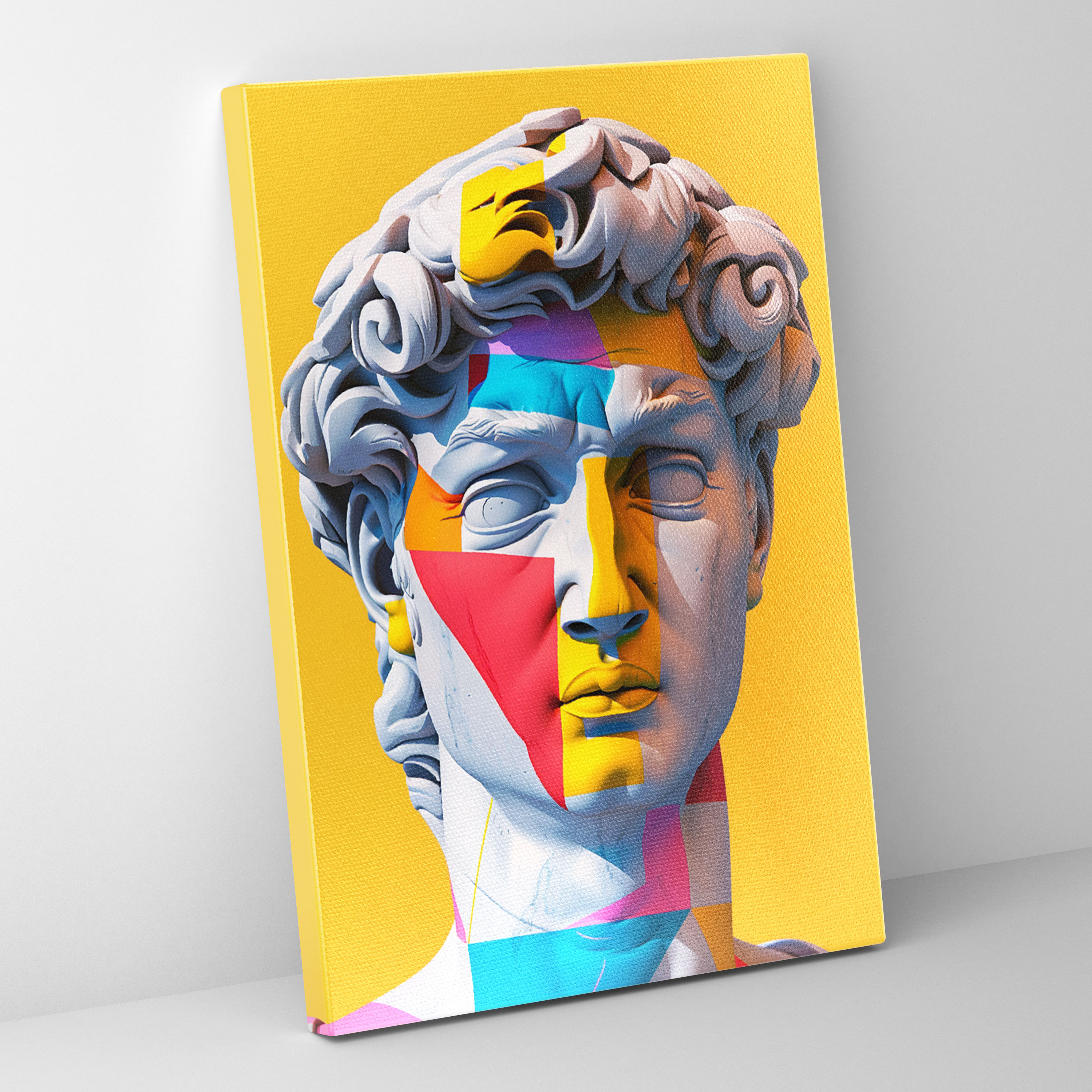 Classicism Meets Pop Art Wall Art - Classicism And Popart, Home Decoration, Classicism Meets Pop Art Wall Art, Canvas Print