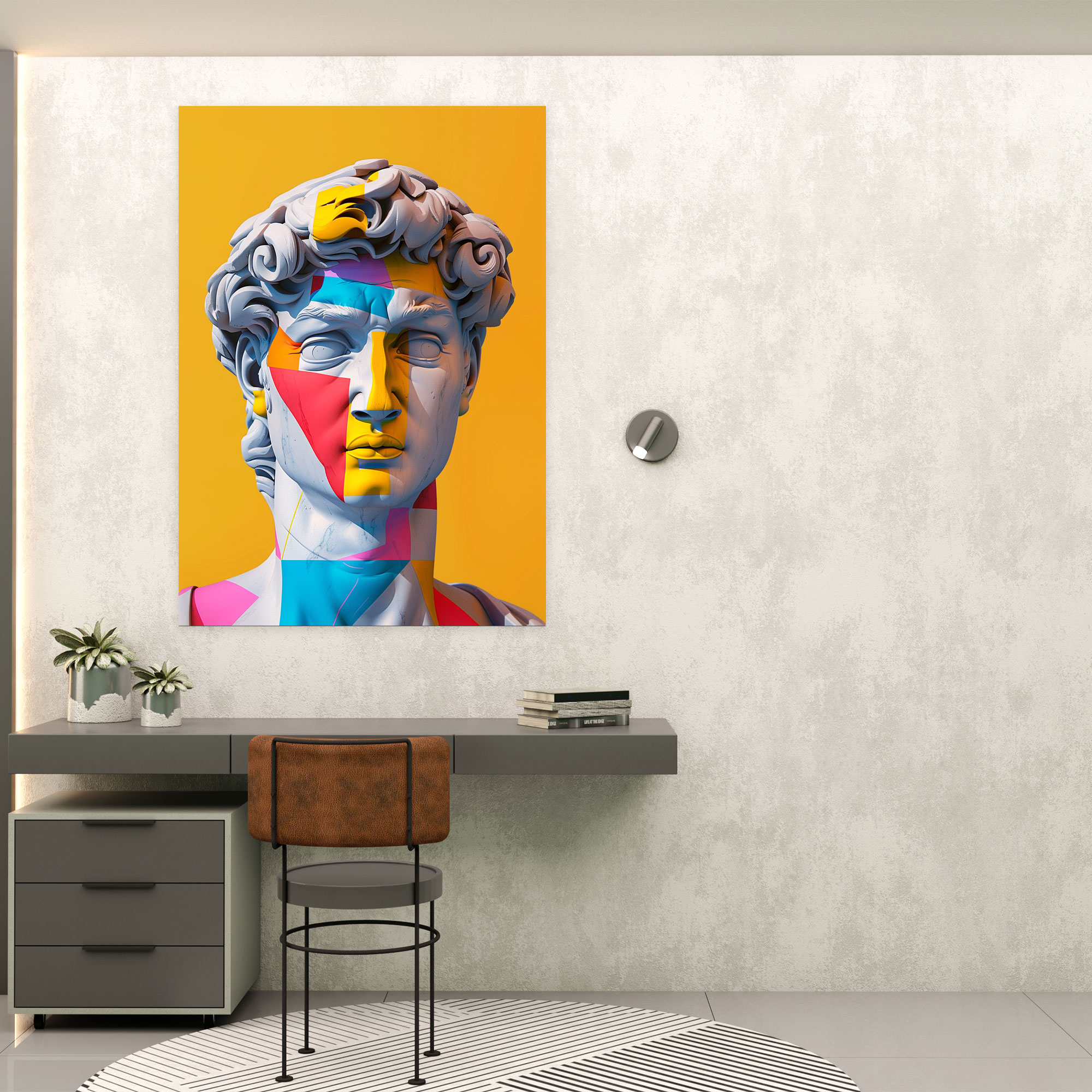 Classicism Meets Pop Art Wall Art - Classicism And Popart, Home Decoration, Classicism Meets Pop Art Wall Art, Canvas Print