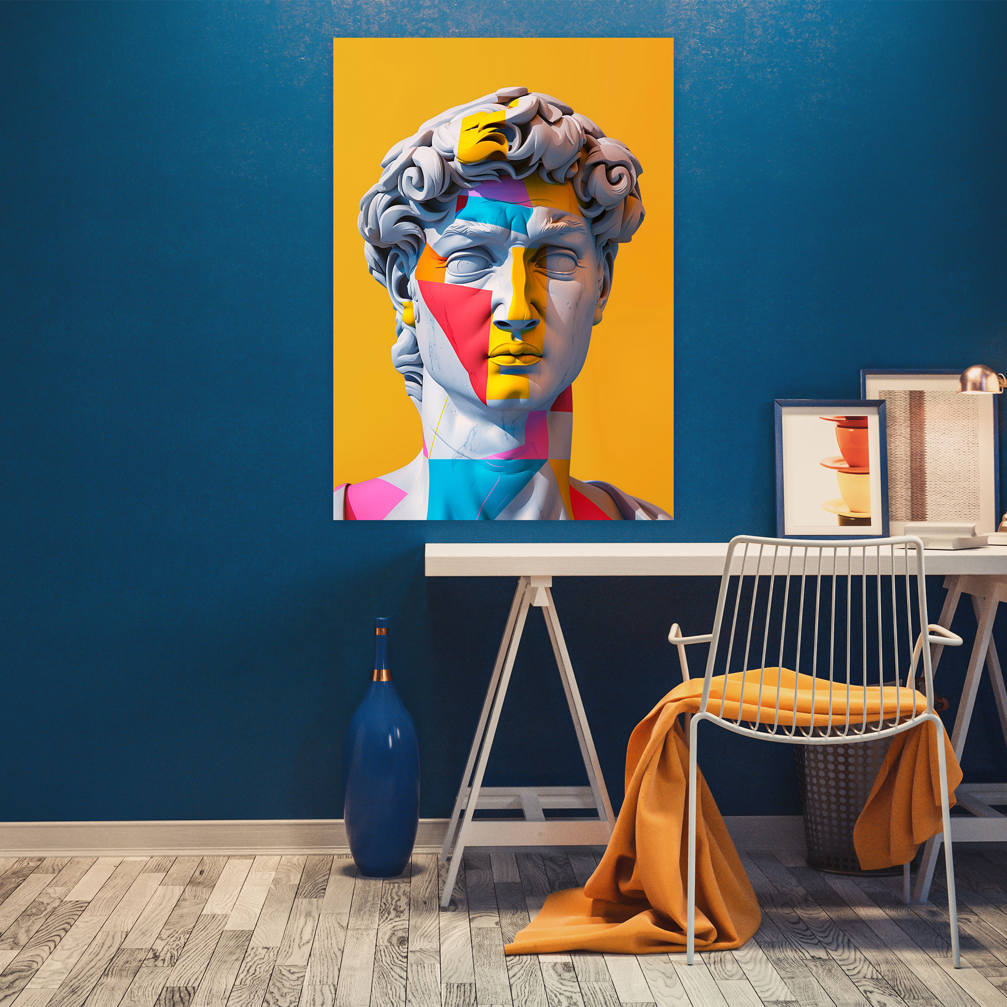 Classicism Meets Pop Art Wall Art - Classicism And Popart, Home Decoration, Classicism Meets Pop Art Wall Art, Canvas Print