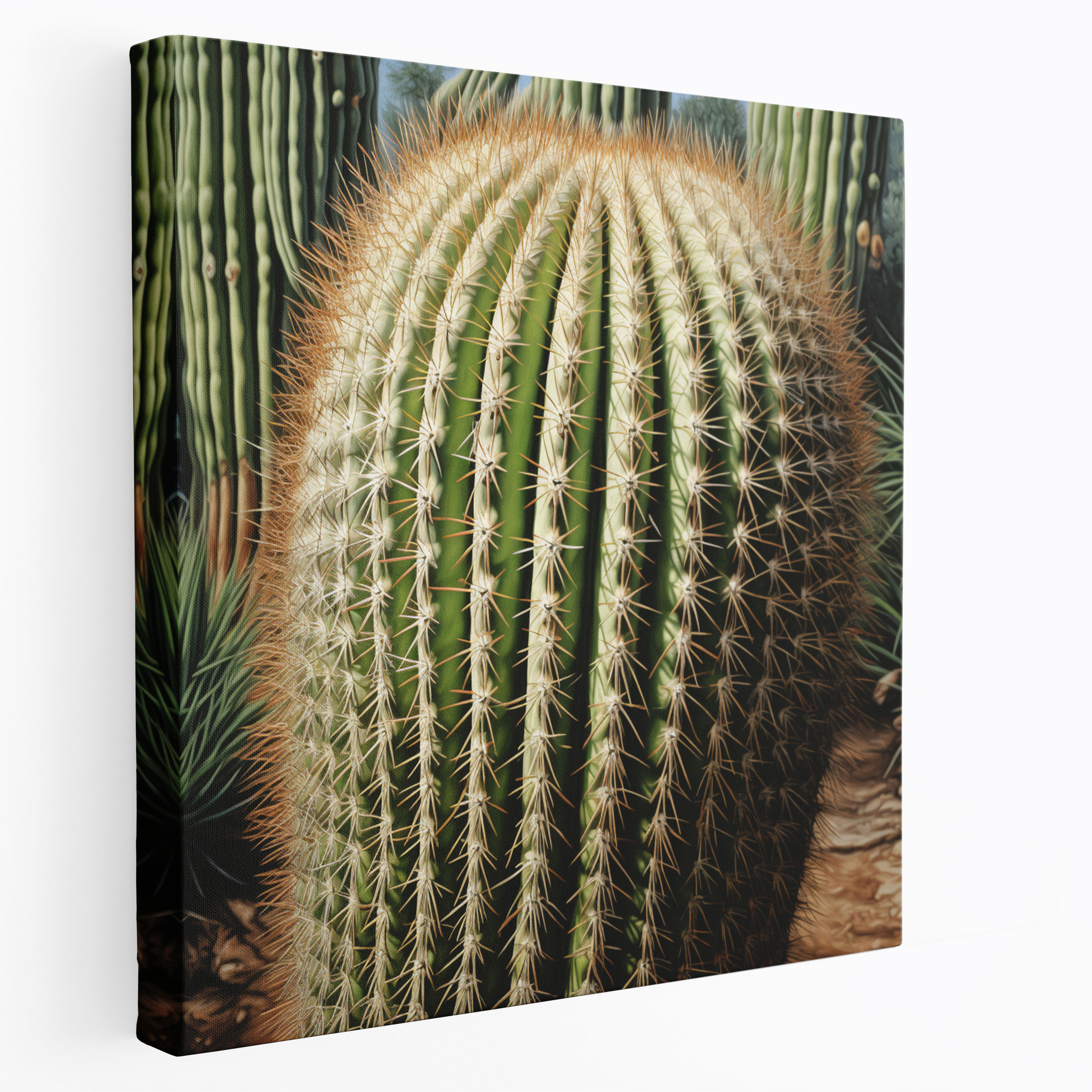 Cactus Canvas Print - Cactus, Wall Decoration, Canvas, Intricate Details